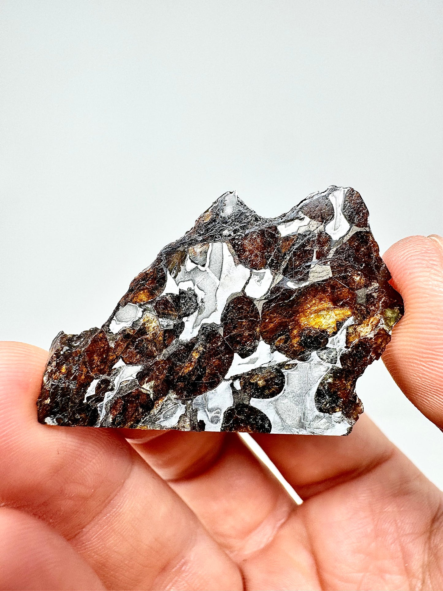 Beautiful Sericho Pallasite Meteorite - 7.0g - From An Asteroid