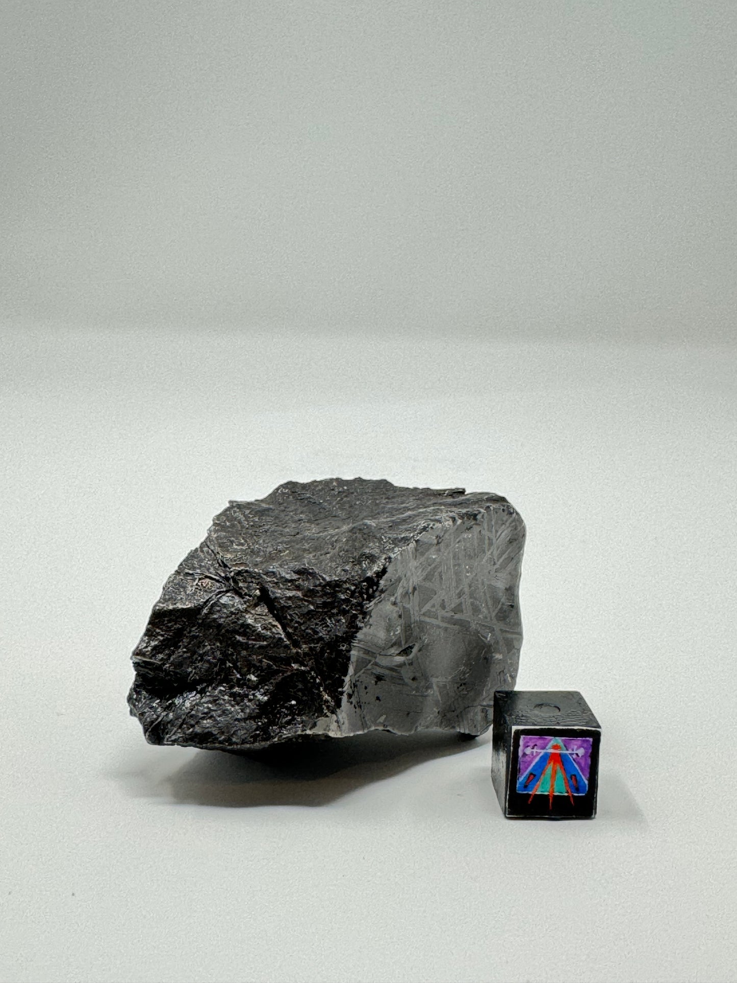 Windowed Solid Iron Meteorite - 135g