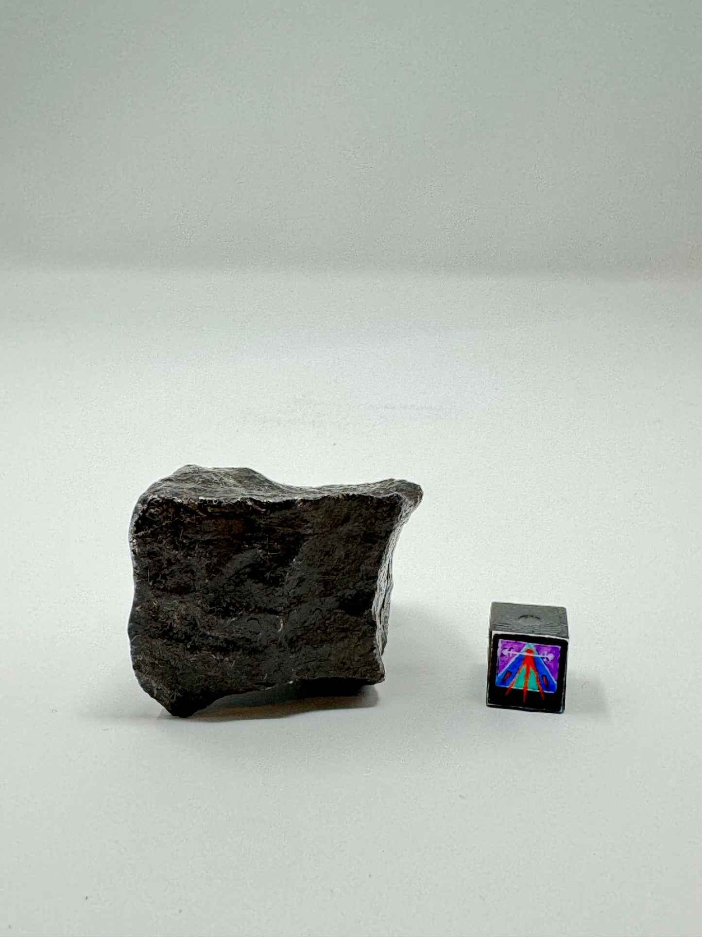 Windowed Solid Iron Meteorite - 135g