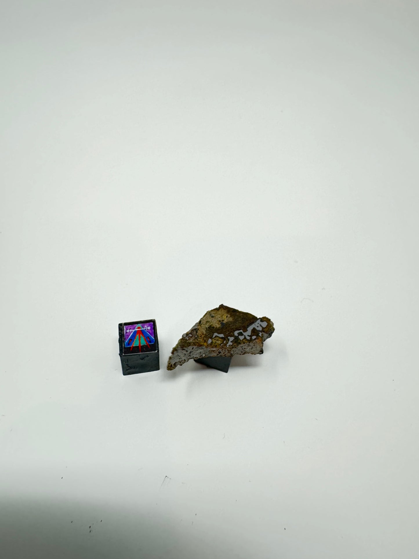 El Milhas 005 Mesosiderite Meteorite - Estherville Lookalike! 2.6g