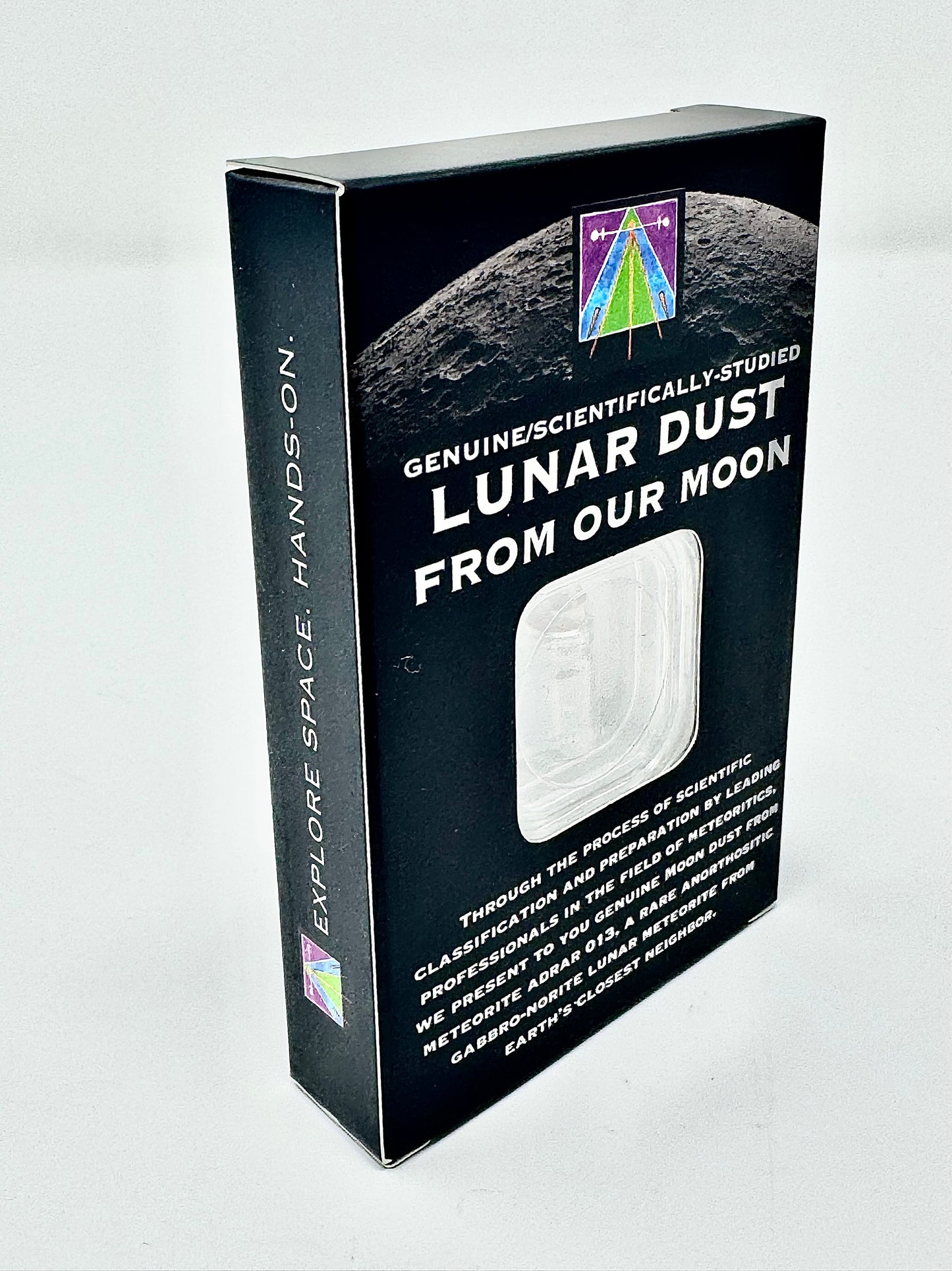 Genuine Moon Dust From Adrar 013, A Rare Lunar Meteorite! A Unique Gift Idea!