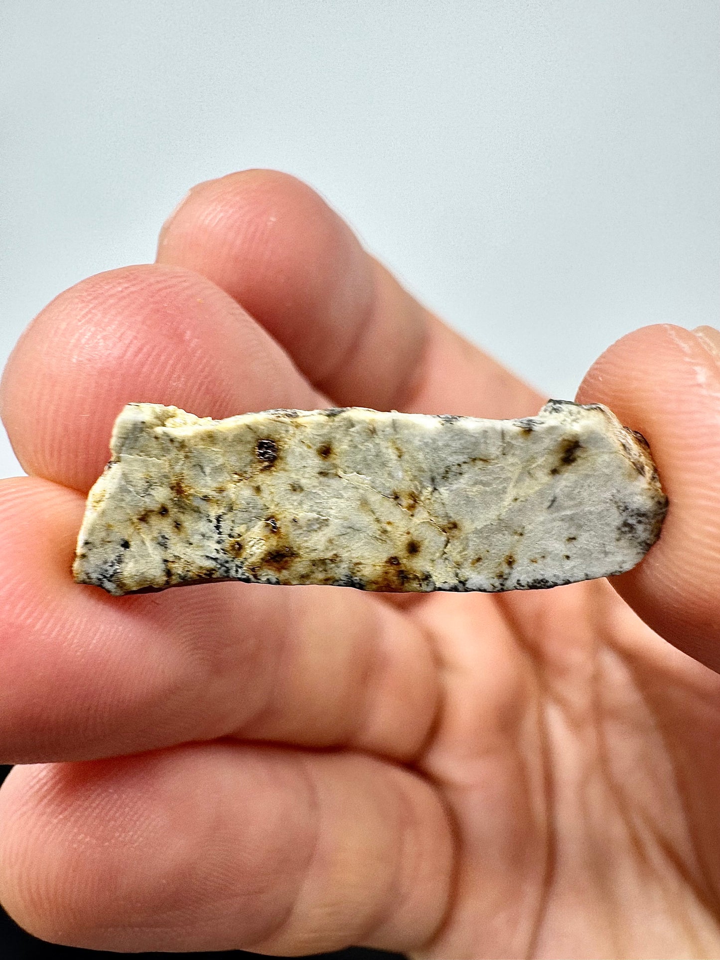 2.1g Djoua 001 Enstatite Achondrite Meteorite - Evidence of Planet Mercury - Marble Appearance