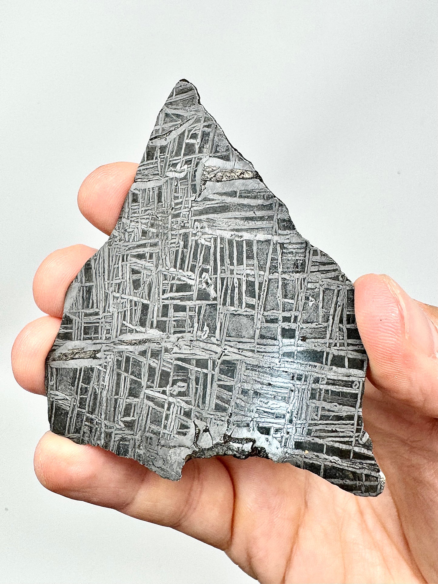 NEA 051 Iron Meteorite - 61.5g - Stunning Pattern - From The Core Of An Asteroid!