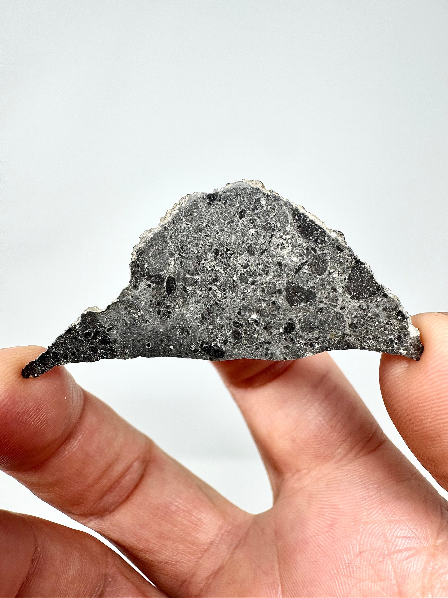 NWA 14681 Lunar Troctolitic Anorthosite - Rare Lunar Meteorite From the Lunar Highlands - 3.0g