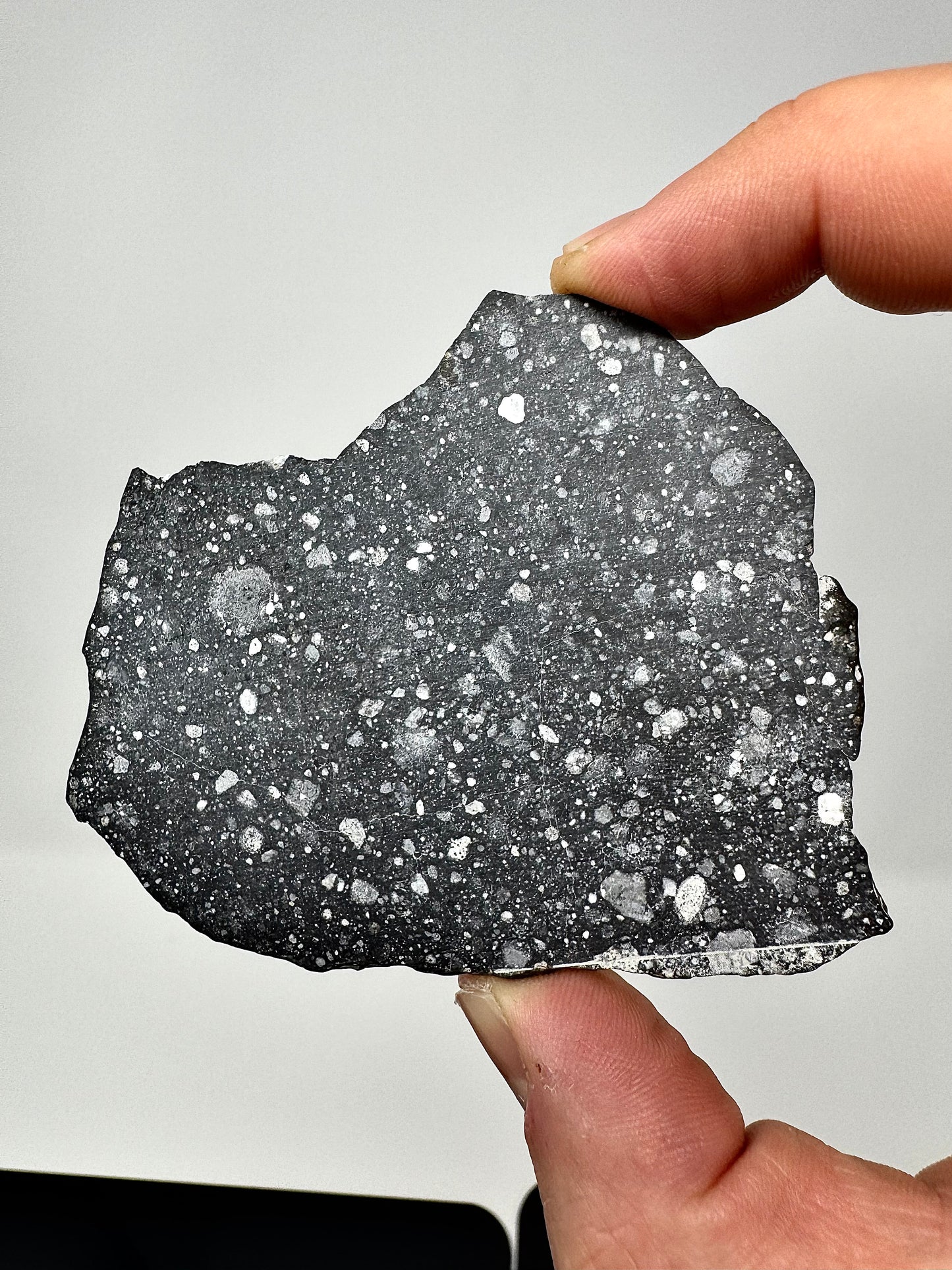 Stunning NWA 17679 Lunar Breccia - FULL SLICE - 26.2g - A Genuine Piece Of Our Moon!