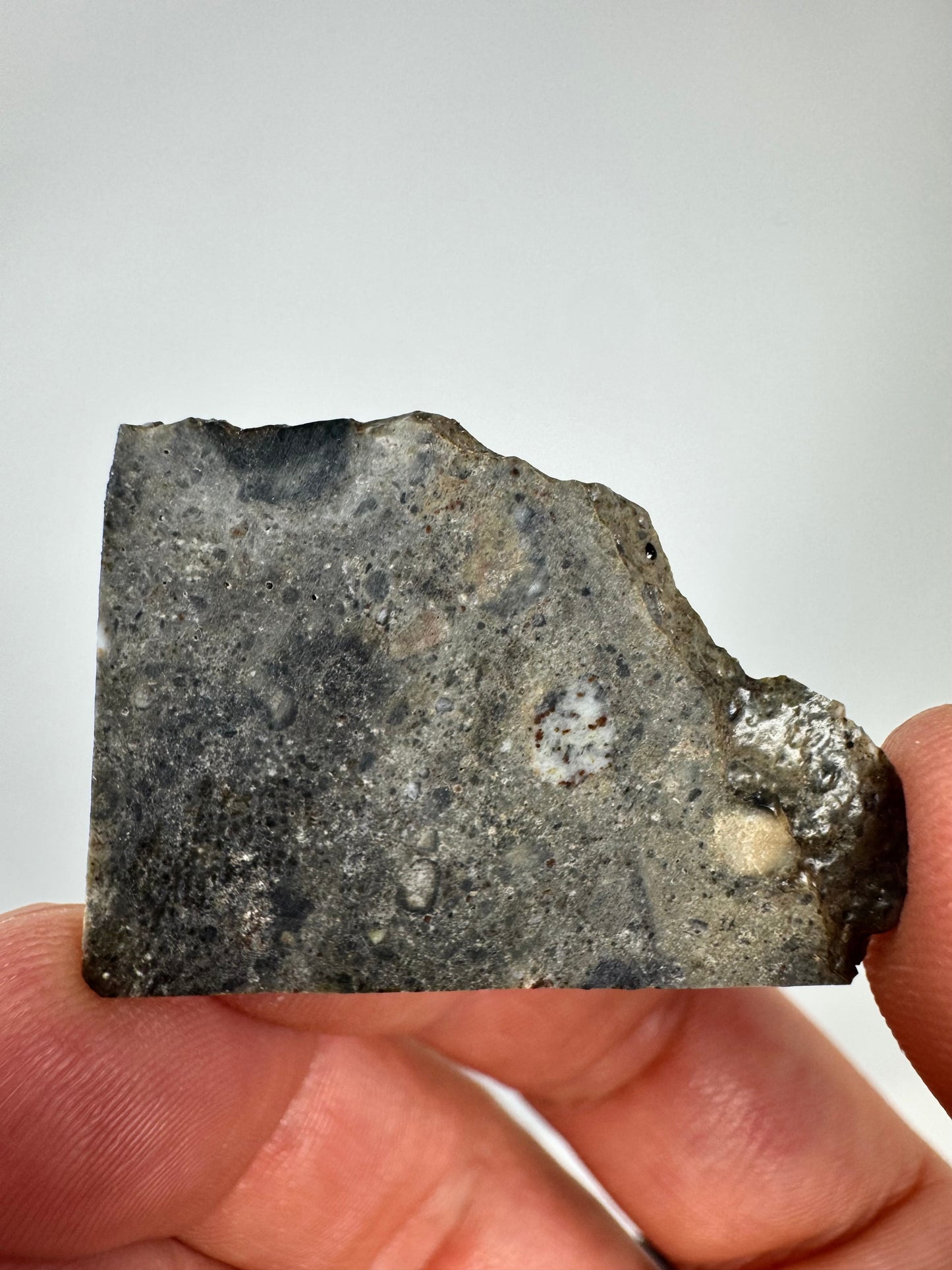NEW! Rare Lunar Troctolite - 4.8g - Lunar Meteorite From Deep Within The Moon’s Crust