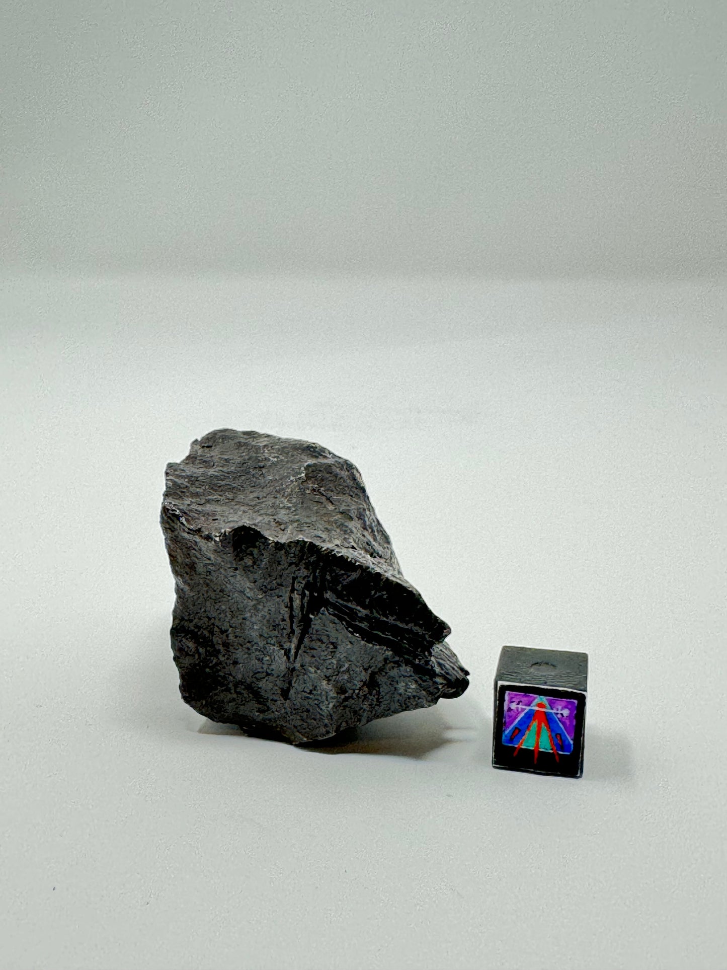 Windowed Solid Iron Meteorite - 135g