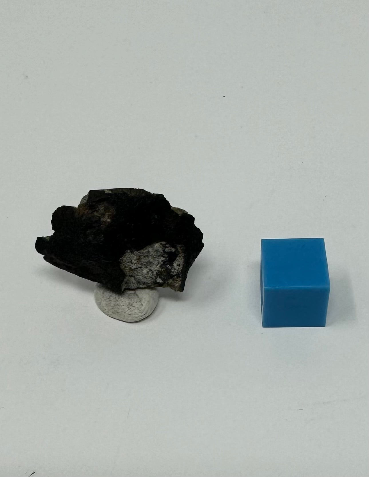 4.0g Chelyabinsk End Cut - Brecciated Meteorite - Jet Black Crust - Incredibly Fresh and Discovered Immediately After the Fall!