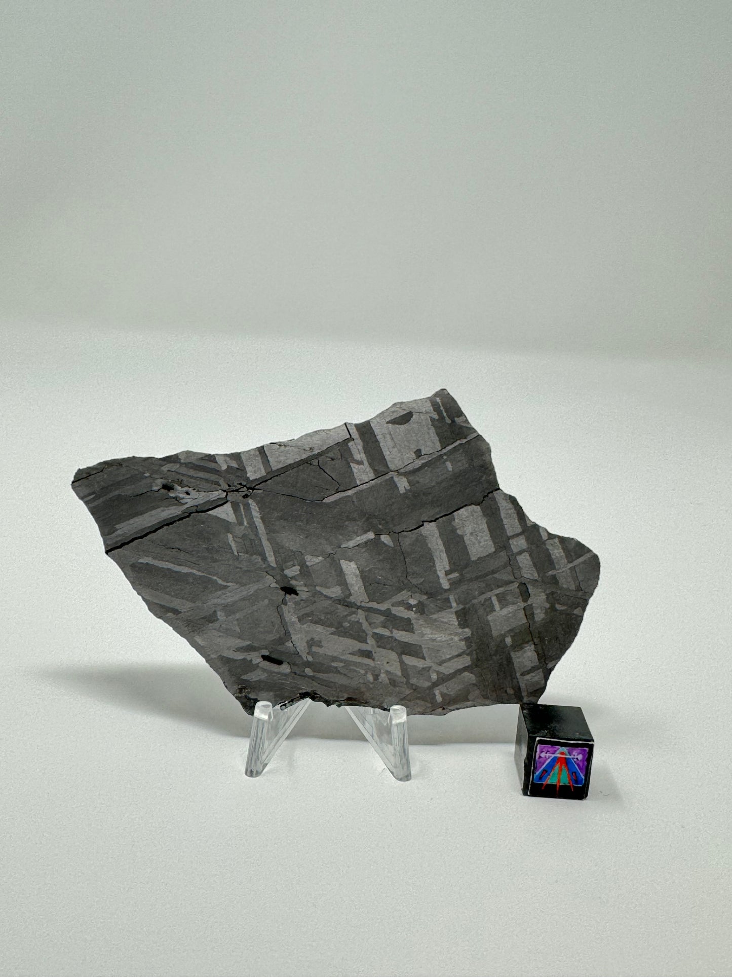 Stunning Brand New Iron Meteorite (Under Classification) - 70.7g Full Slice