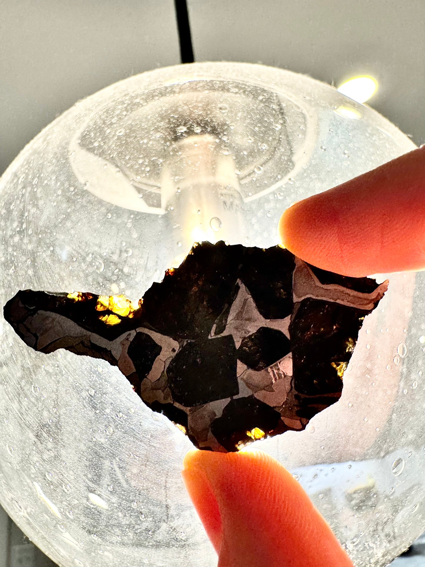 Beautiful Seymchan Pallasite Meteorite End Cut - 24.0g - From An Asteroid