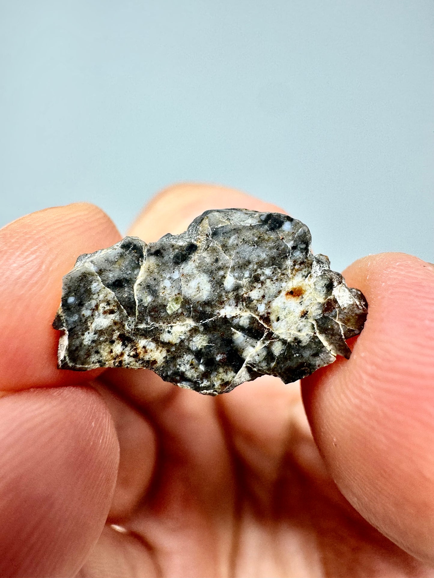 NWA 17270 Lunar Meteorite - Stunning, Colorful, Galaxy Swirl Appearance - From Our Moon! 0.9g