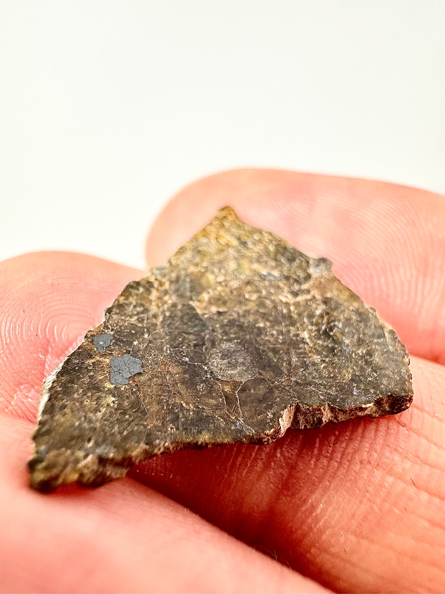 1.2g NWA 16317 Translucent Diogenite Meteorite - Parent Body: Asteroid Vesta