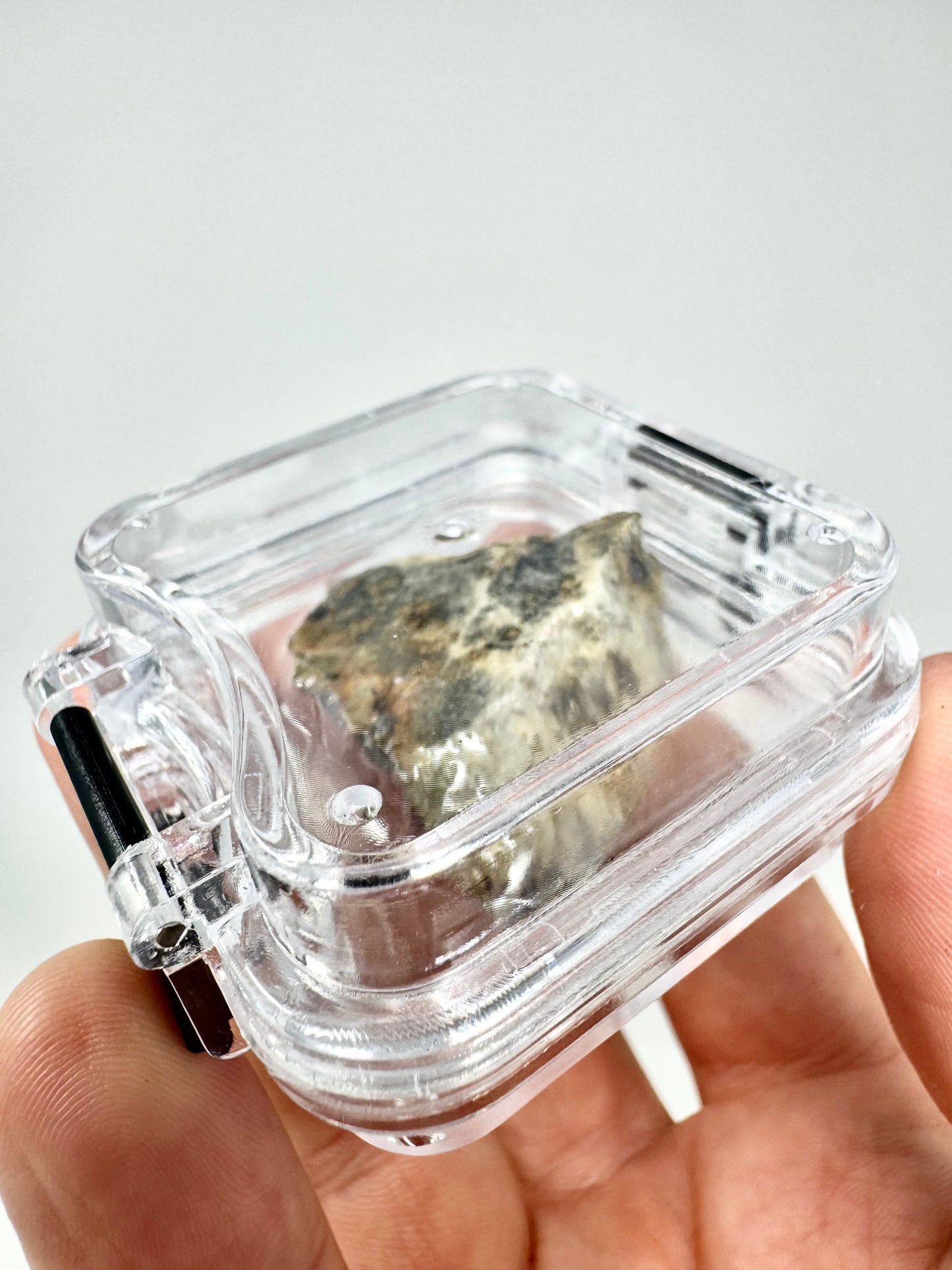 10.8g Djoua 001 Enstatite Achondrite Meteorite - Thick Cut! Evidence of Planet Mercury - Marble Appearance