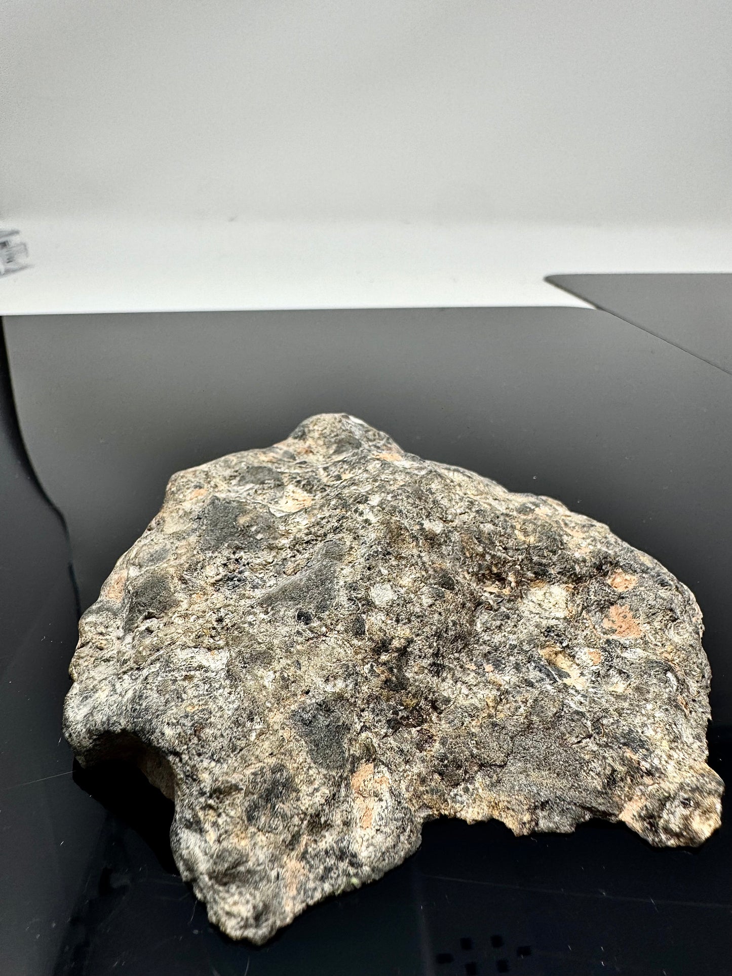 NEW! 223.9g END CUT (Second Largest Mass) Jaw-Dropping Personal Classification of NWA 18785 Aubrite - Fragmental Monomict Breccia, Enstatite Achondrite Meteorite - Evidence of Possible Linkage To Planet Mercury