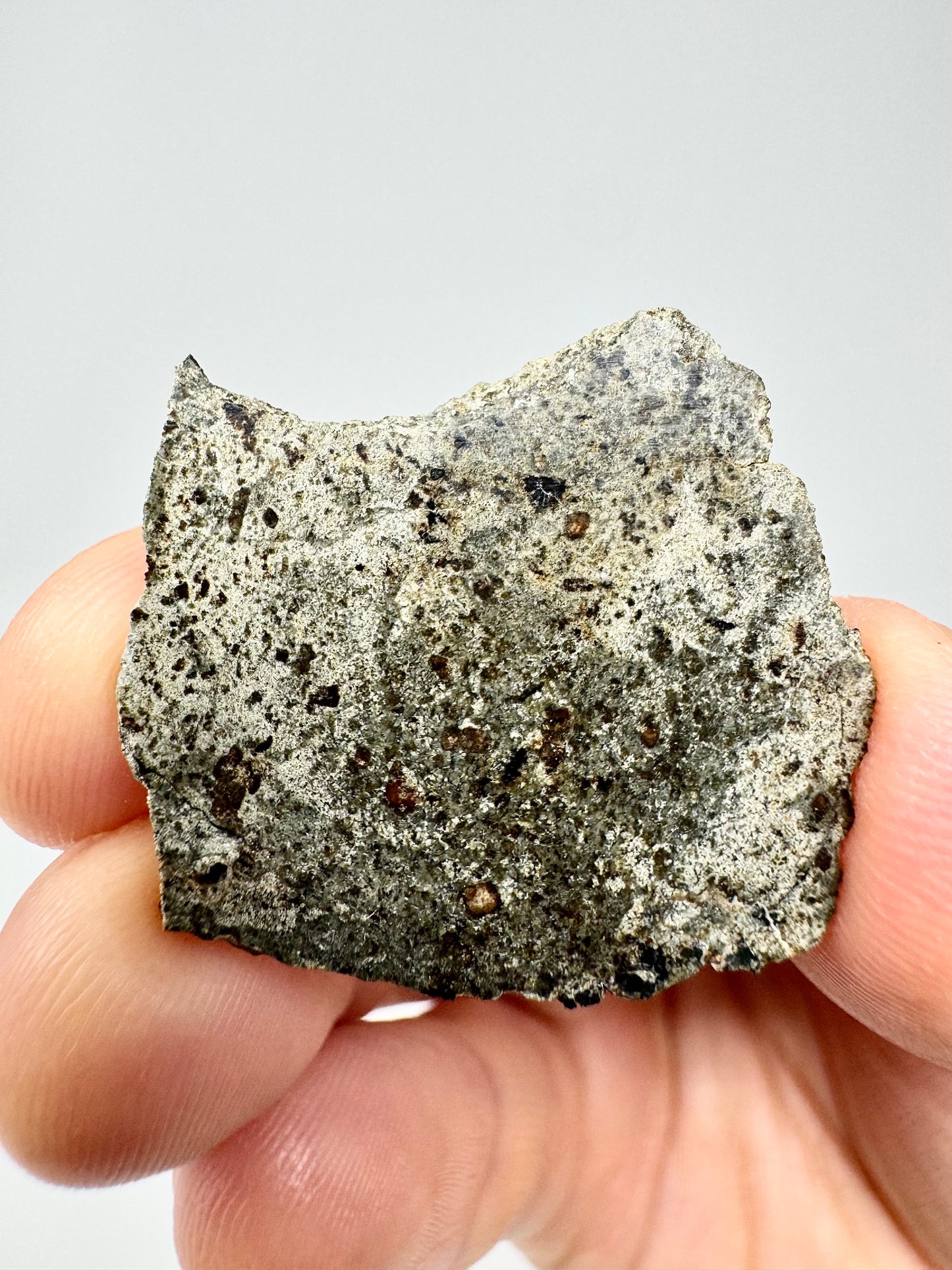 4.5g Genuine Martian Meteorite Amgala 001- Scientifically Studied Rock From Planet Mars