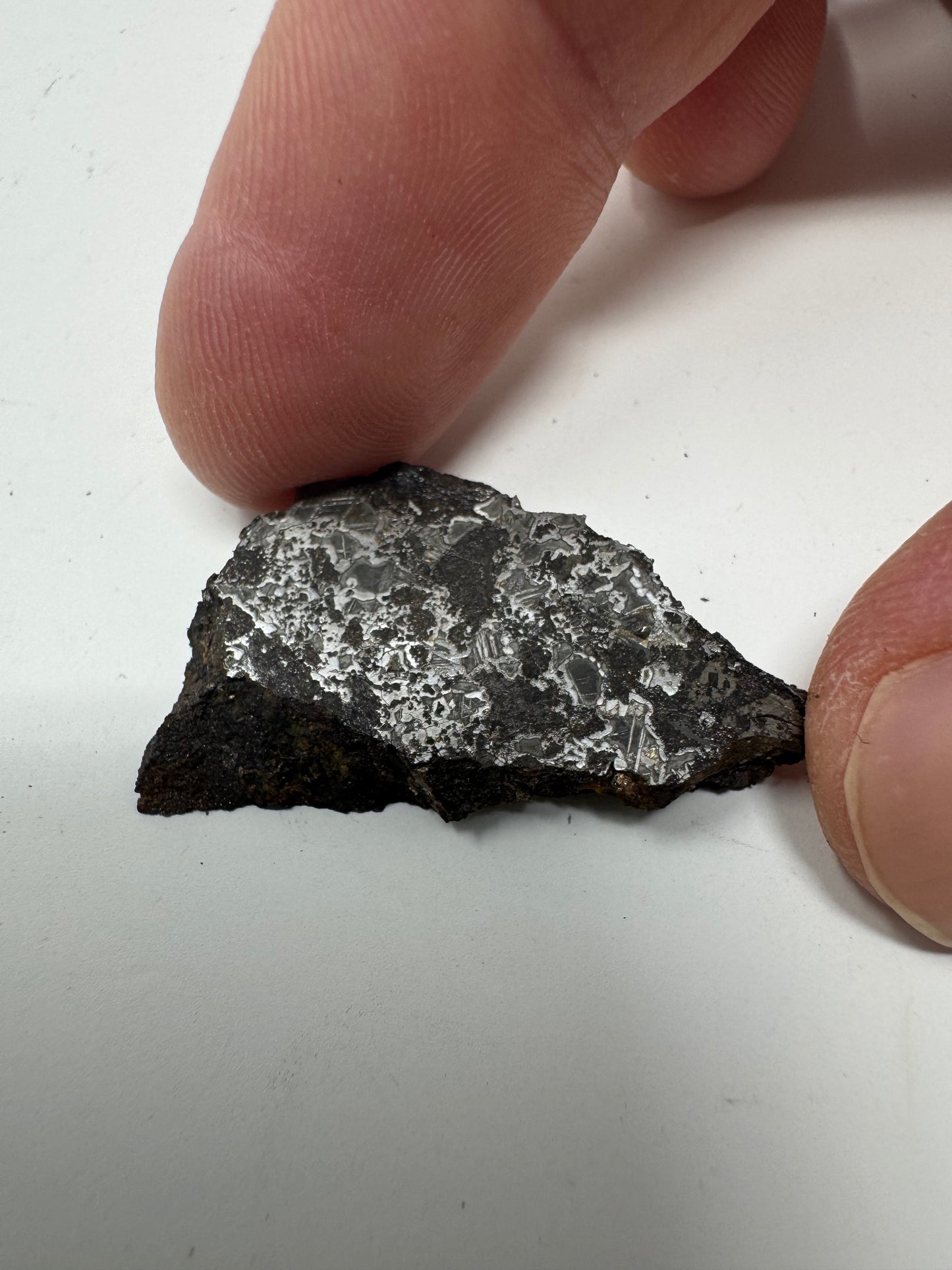 NEW! 7.4g Extremely High Iron Winonaite Meteorite Under Study - A Primitive Achondrite!