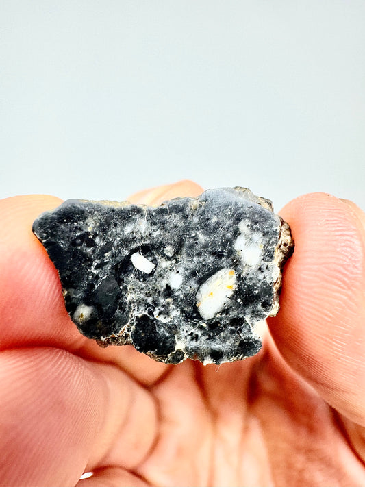 Bechar 003 Lunar Feldspathic Breccia- END CUT - 3.1g - A Piece Of Our Moon!