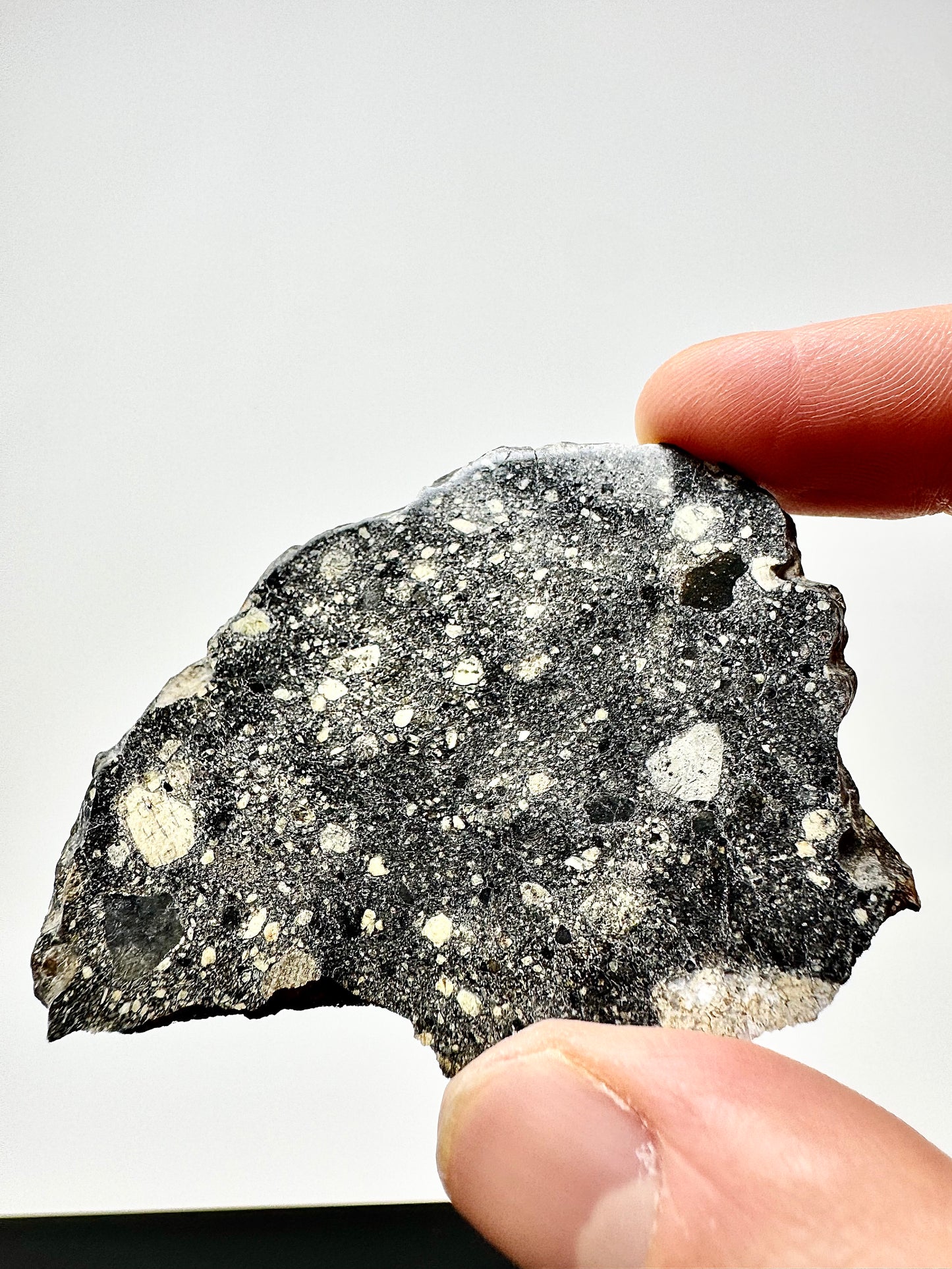 NEW: 20.1g Stunning Diogenite Meteorite Under Classification - Beautiful Matrix! Parent Body: Asteroid Vesta