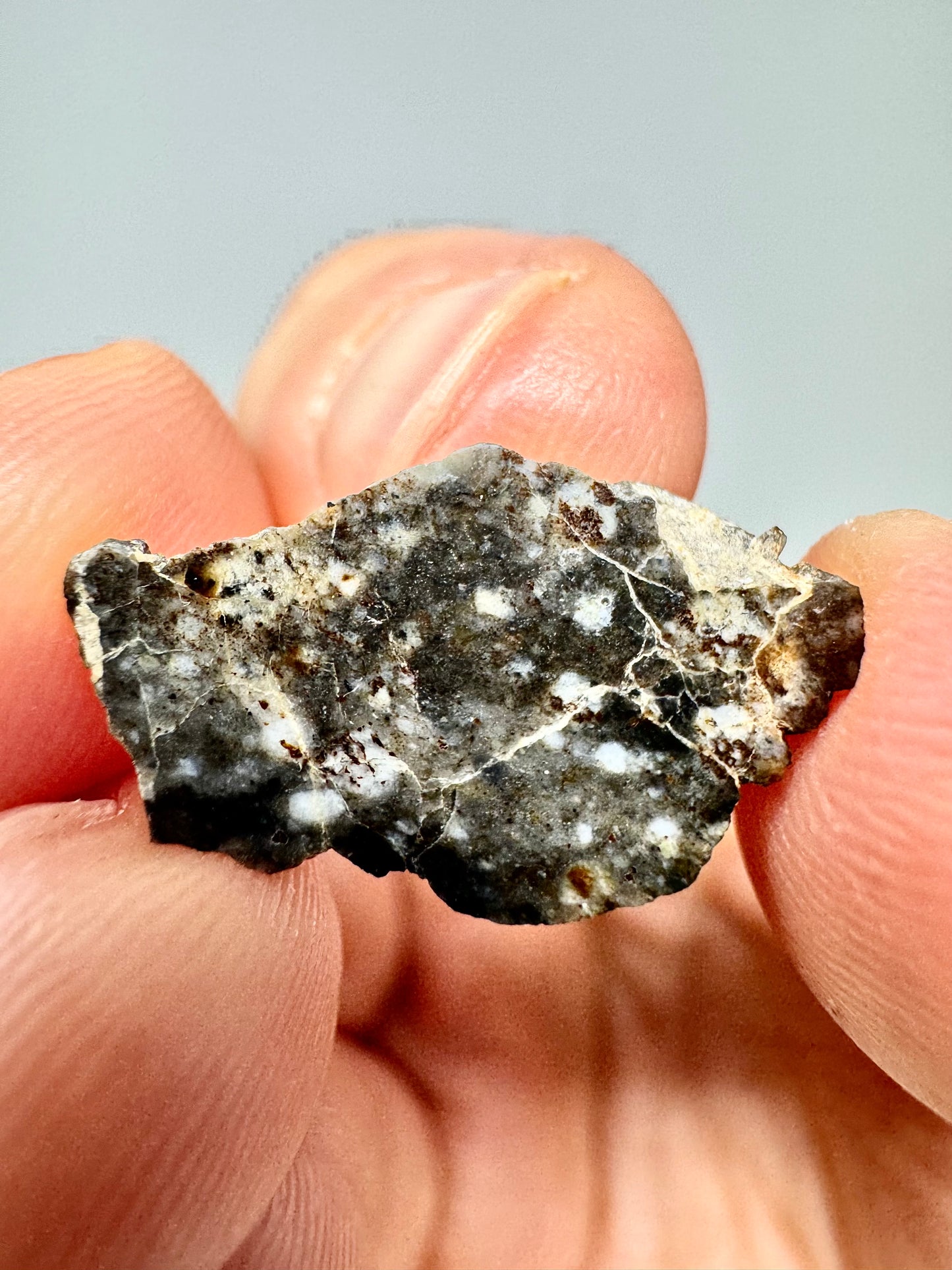 NWA 17270 Lunar Meteorite - Stunning, Colorful, Galaxy Swirl Appearance - From Our Moon! 0.9g