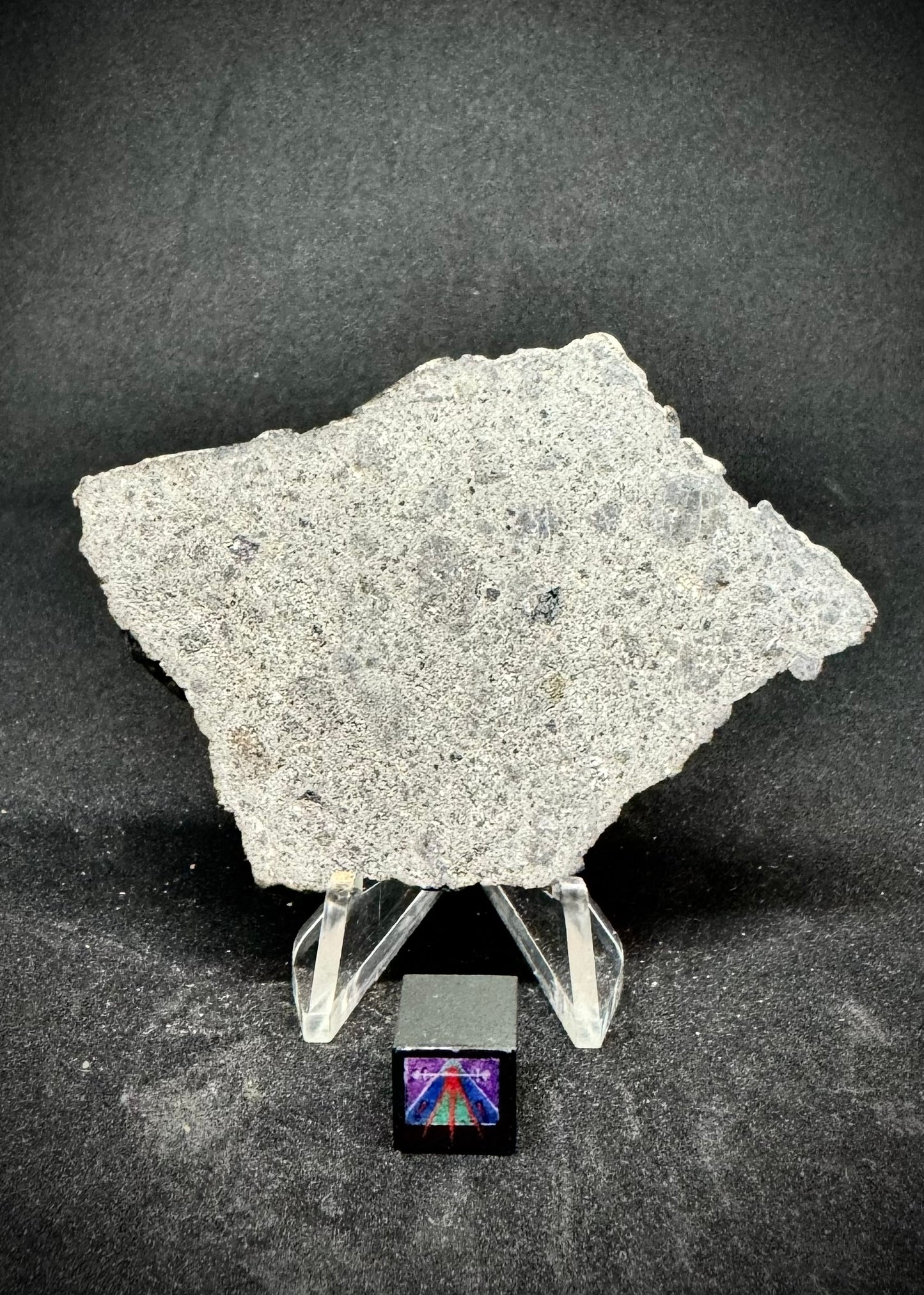 NWA 2690 - A Howardite/Eucrite Mix! 31.9g, Full Slice