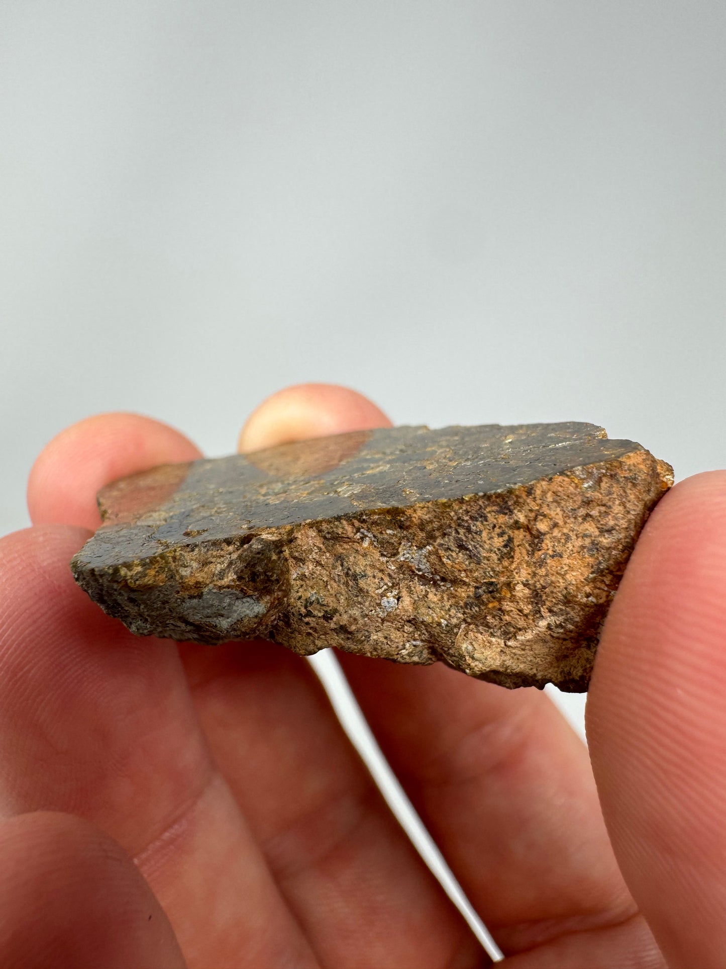 20.6g NWA 16317 Translucent Diogenite Meteorite - RARE END CUT! Parent Body: Asteroid Vesta