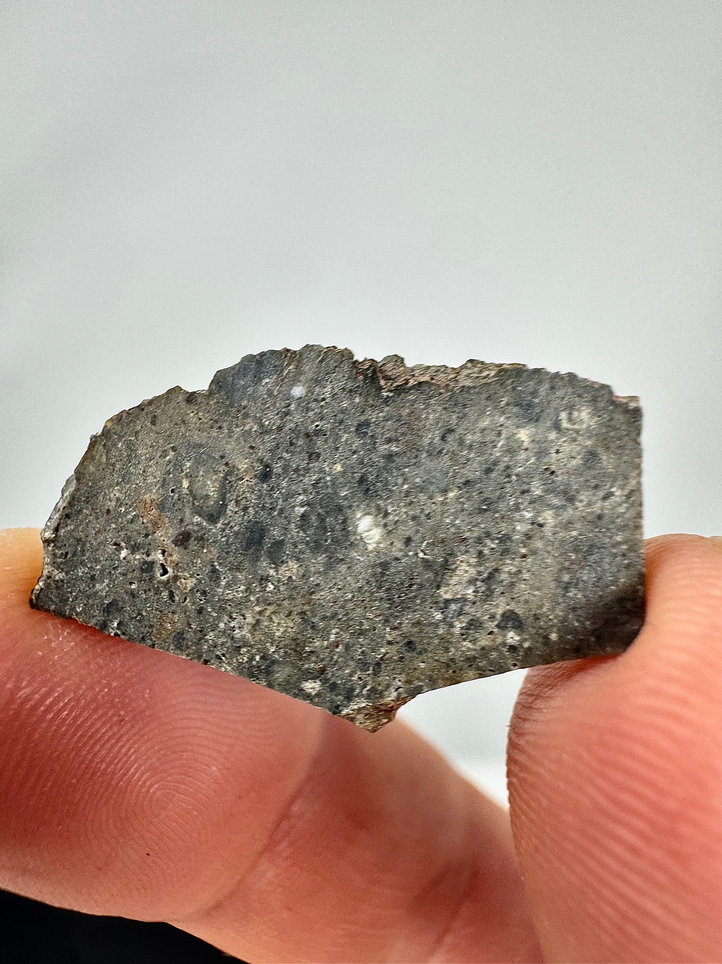 NEW! Rare Lunar Troctolite - 2.1g - Lunar Meteorite From Deep Within The Moon’s Crust