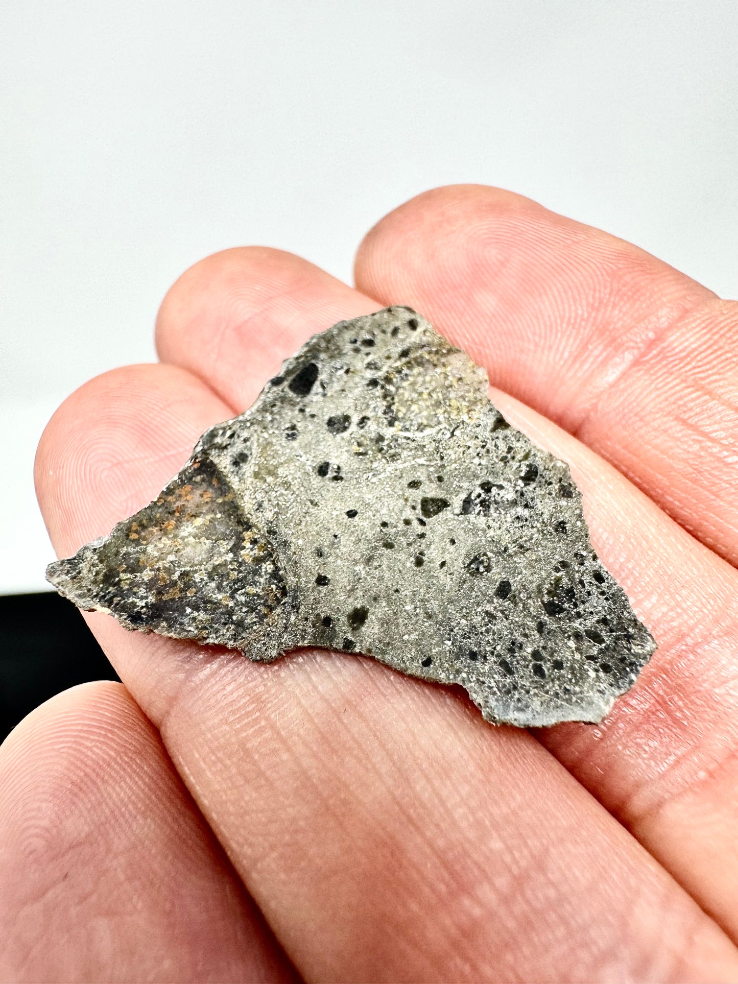 Rare NEA 089 Lunar Troctolitic Melt - 0.7g - Lunar Meteorite From Deep Within The Moon’s Crust