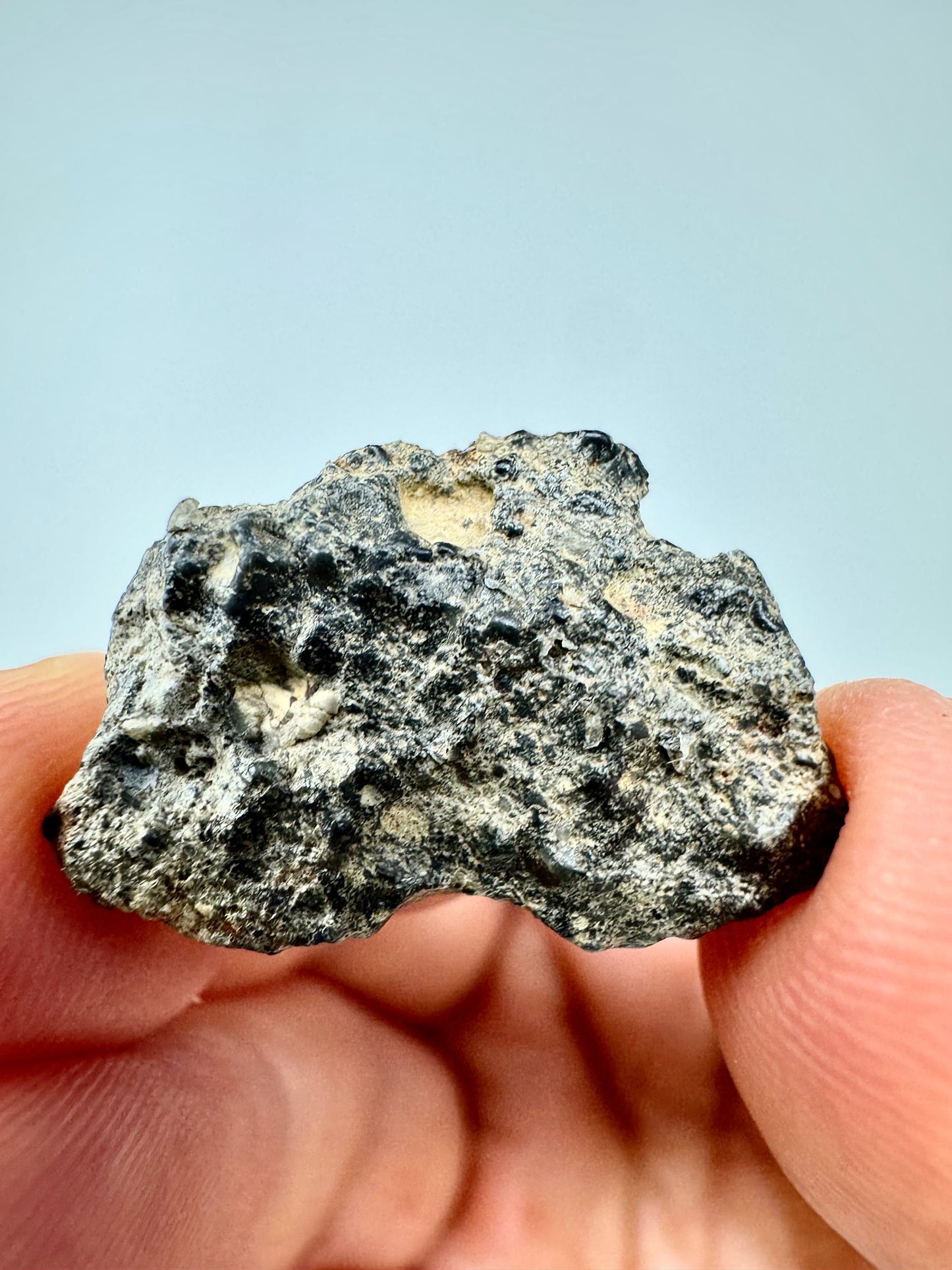 Bechar 003 Lunar Feldspathic Breccia- END CUT - 3.1g - A Piece Of Our Moon!