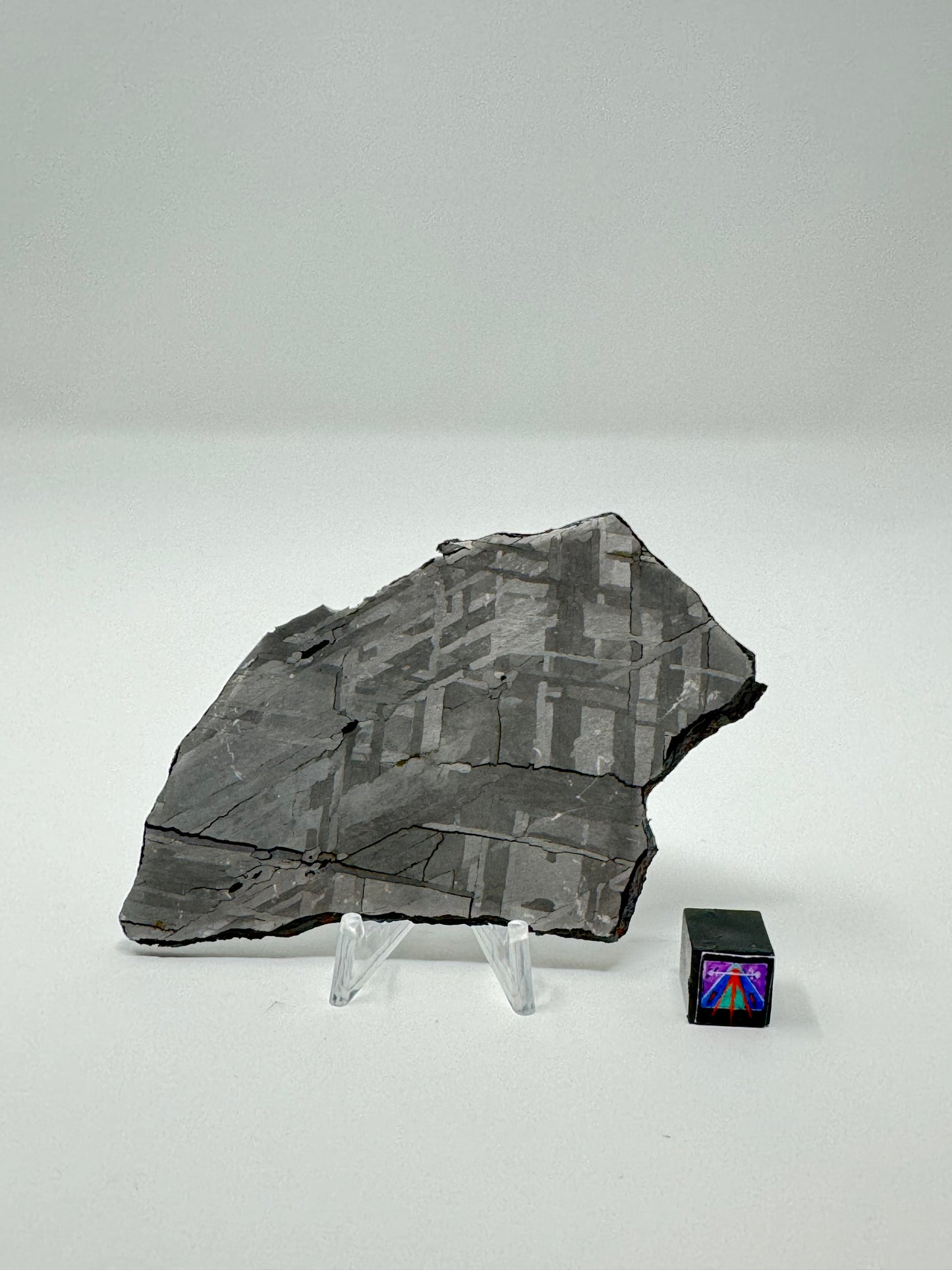 Stunning Brand New Iron Meteorite (Under Classification) - 69.7g Full Slice