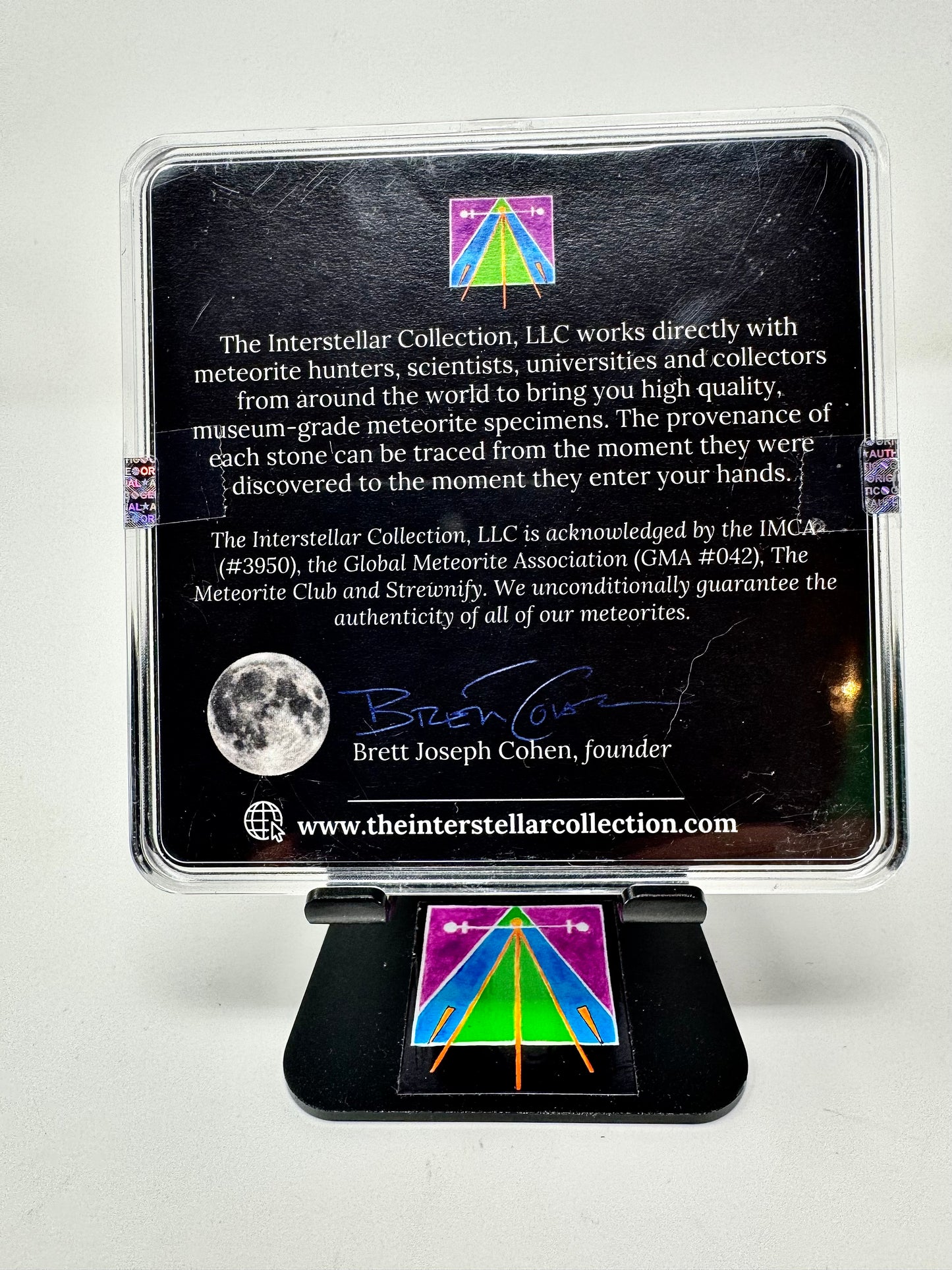 Certified Genuine Lunar Meteorite Fragment - The Most Perfect, Unique Gift! *Stand Not Included*