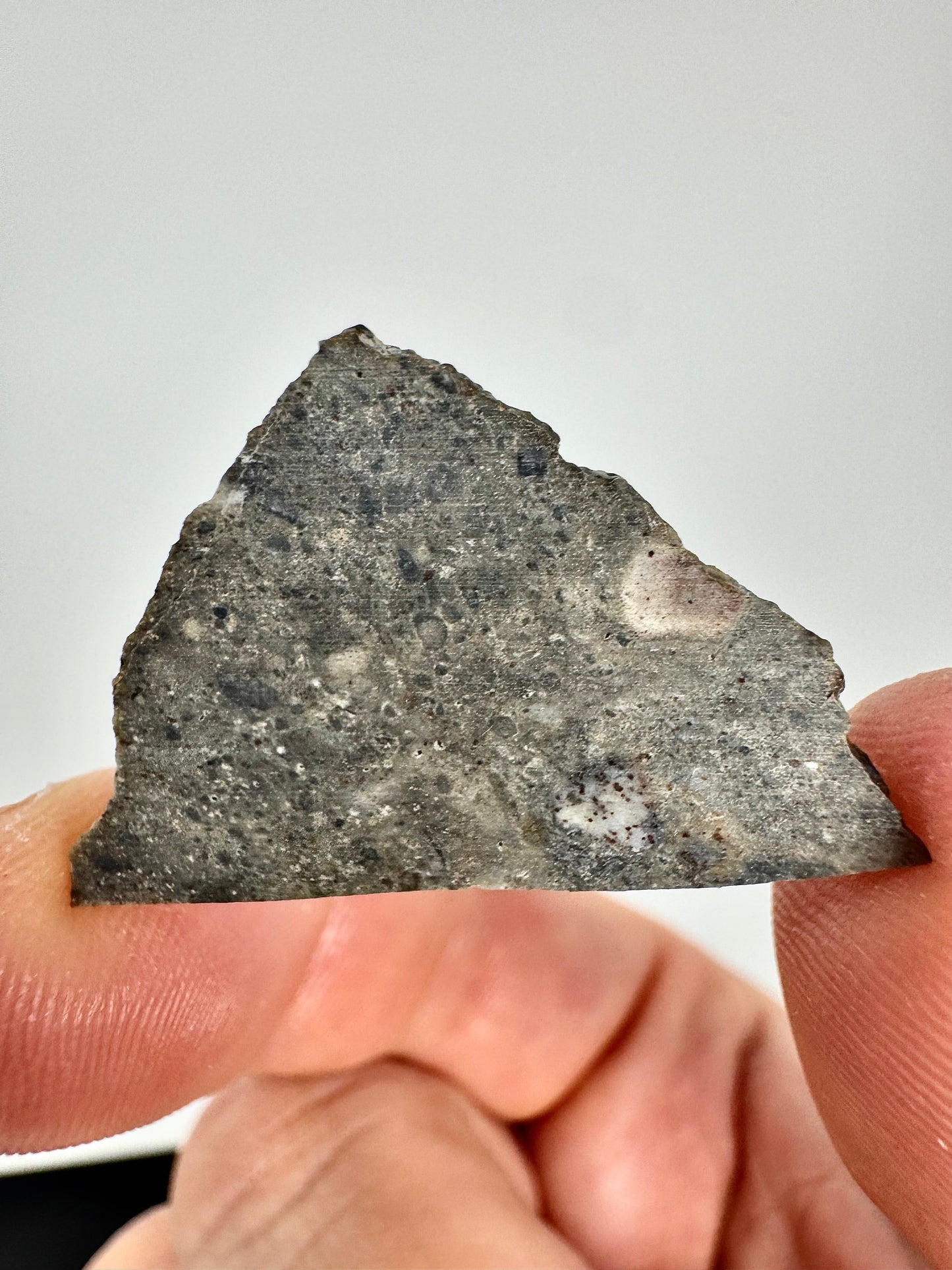 NEW! Rare Lunar Troctolite - 2.9g - Lunar Meteorite From Deep Within The Moon’s Crust