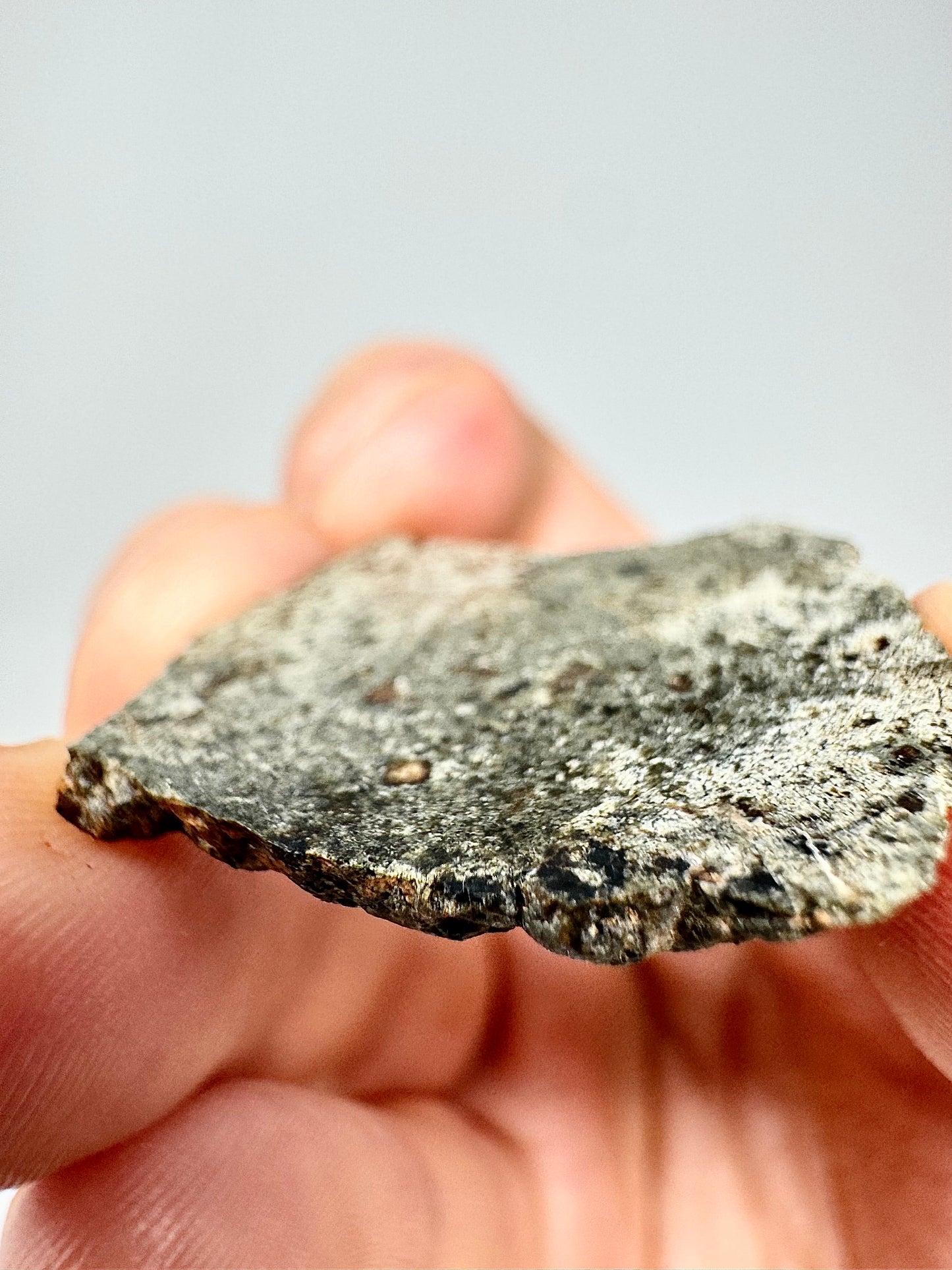 4.5g Genuine Martian Meteorite Amgala 001- Scientifically Studied Rock From Planet Mars