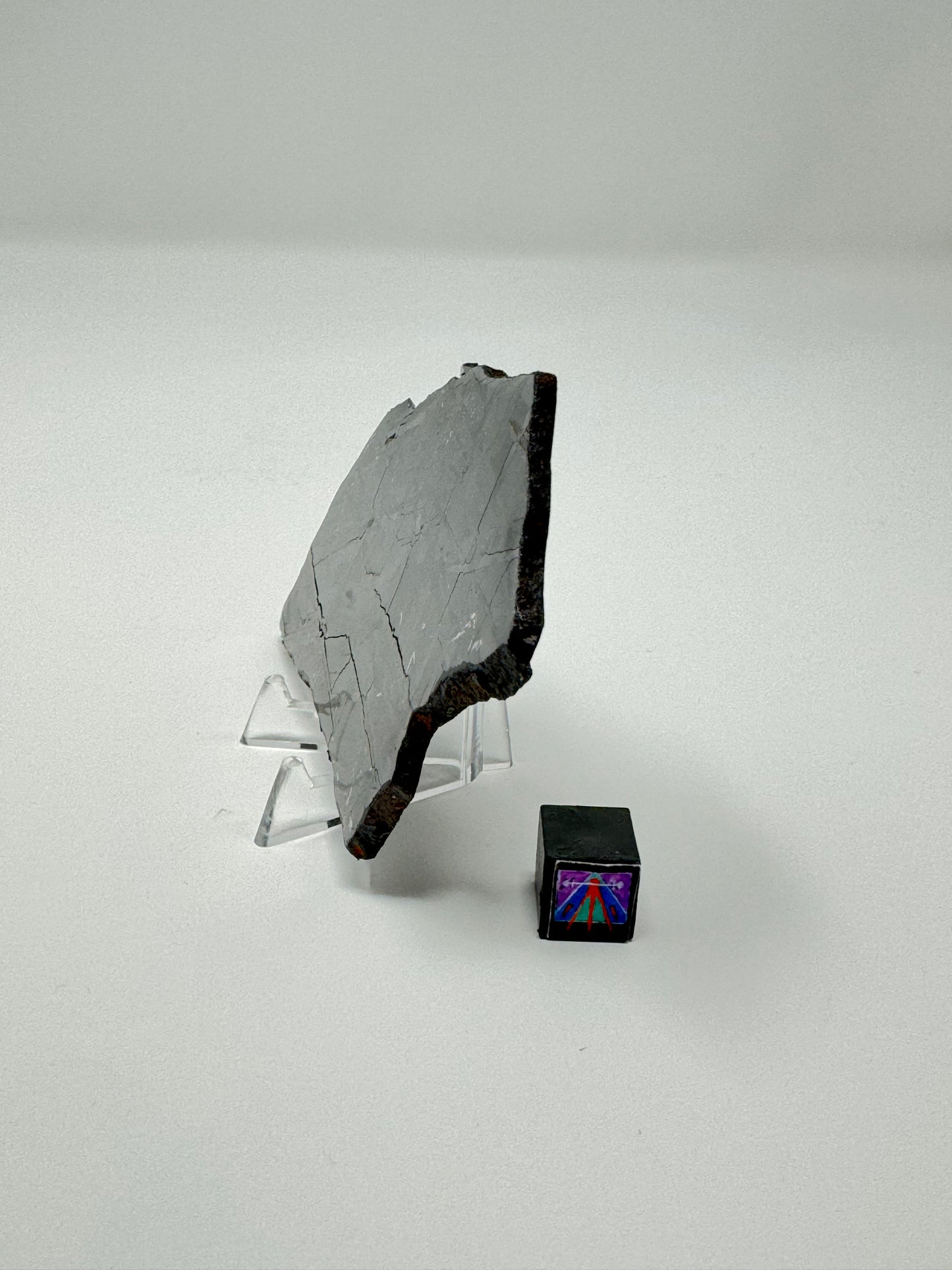 Stunning Brand New Iron Meteorite (Under Classification) - 69.7g Full Slice