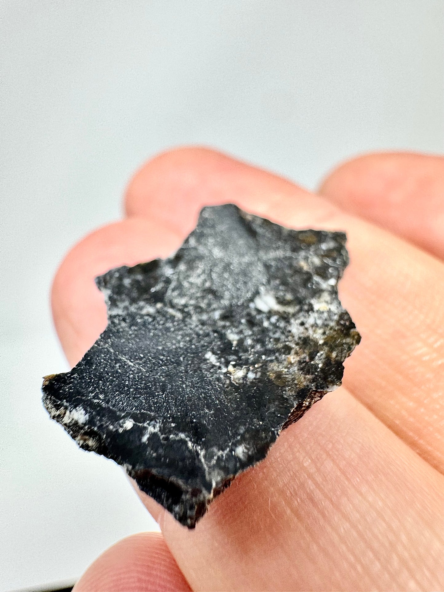 NEW! 2.8g Jaw-Dropping Personal Classification of NWA 18785 Aubrite - Fragmental Monomict Breccia, Enstatite Achondrite Meteorite - Evidence of Possible Linkage To Planet Mercury