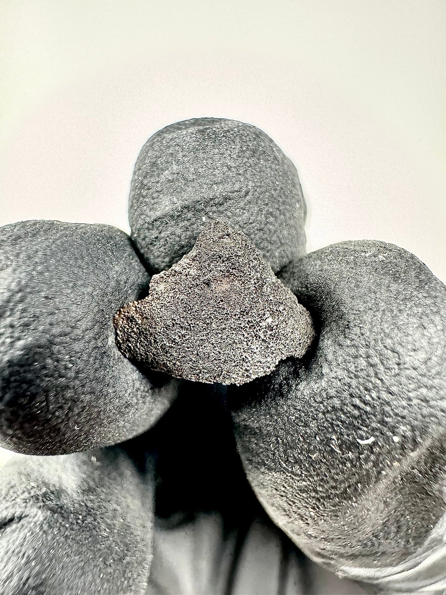 0.4g Chelyabinsk Brecciated Meteorite - Jet Black Crust - Incredibly Fresh and Discovered Immediately After the Fall!