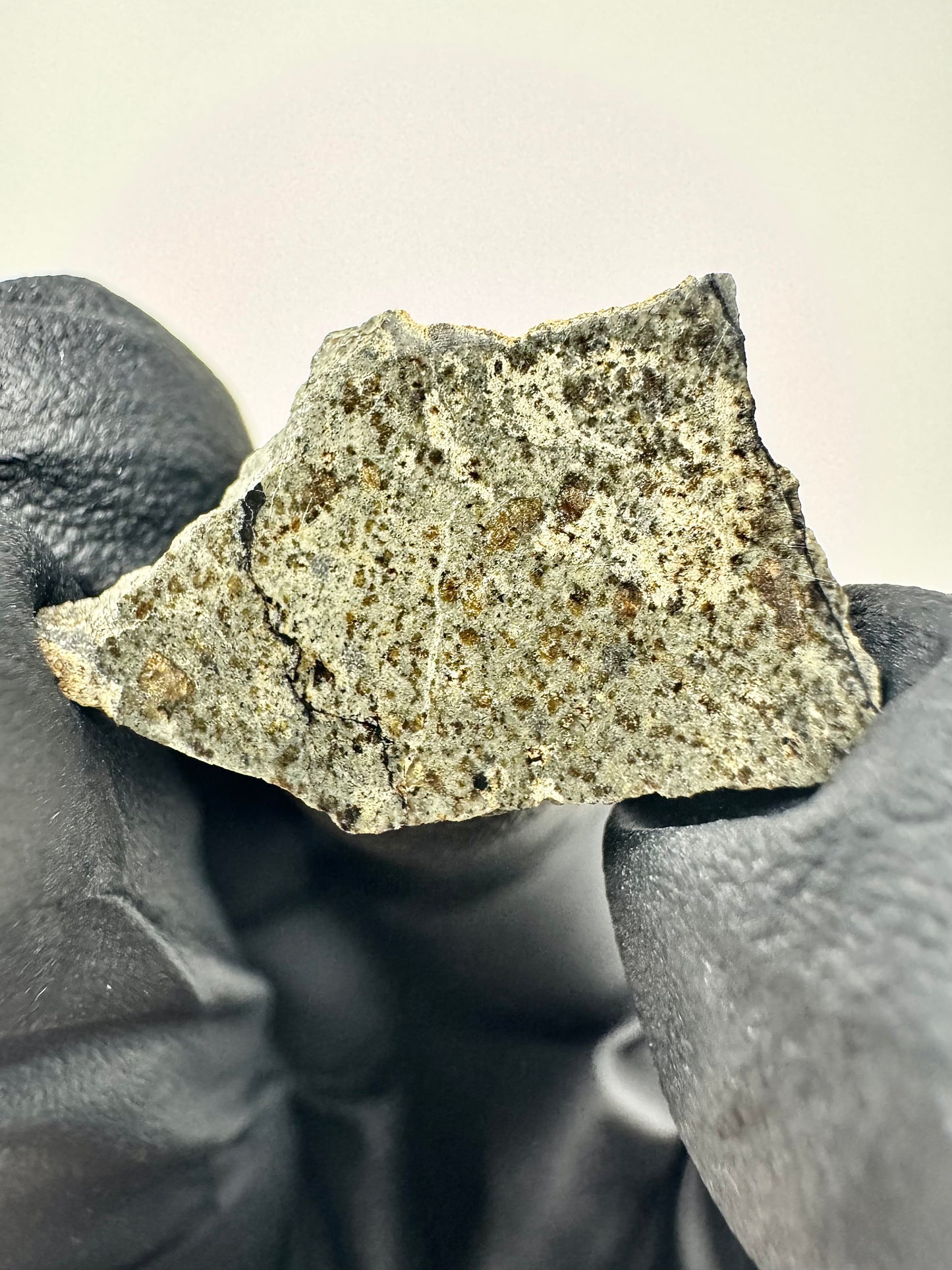 1.9g Genuine Martian Meteorite Amgala 001 With Beautiful Shock Veins! Scientifically Studied Rock From Planet Mars
