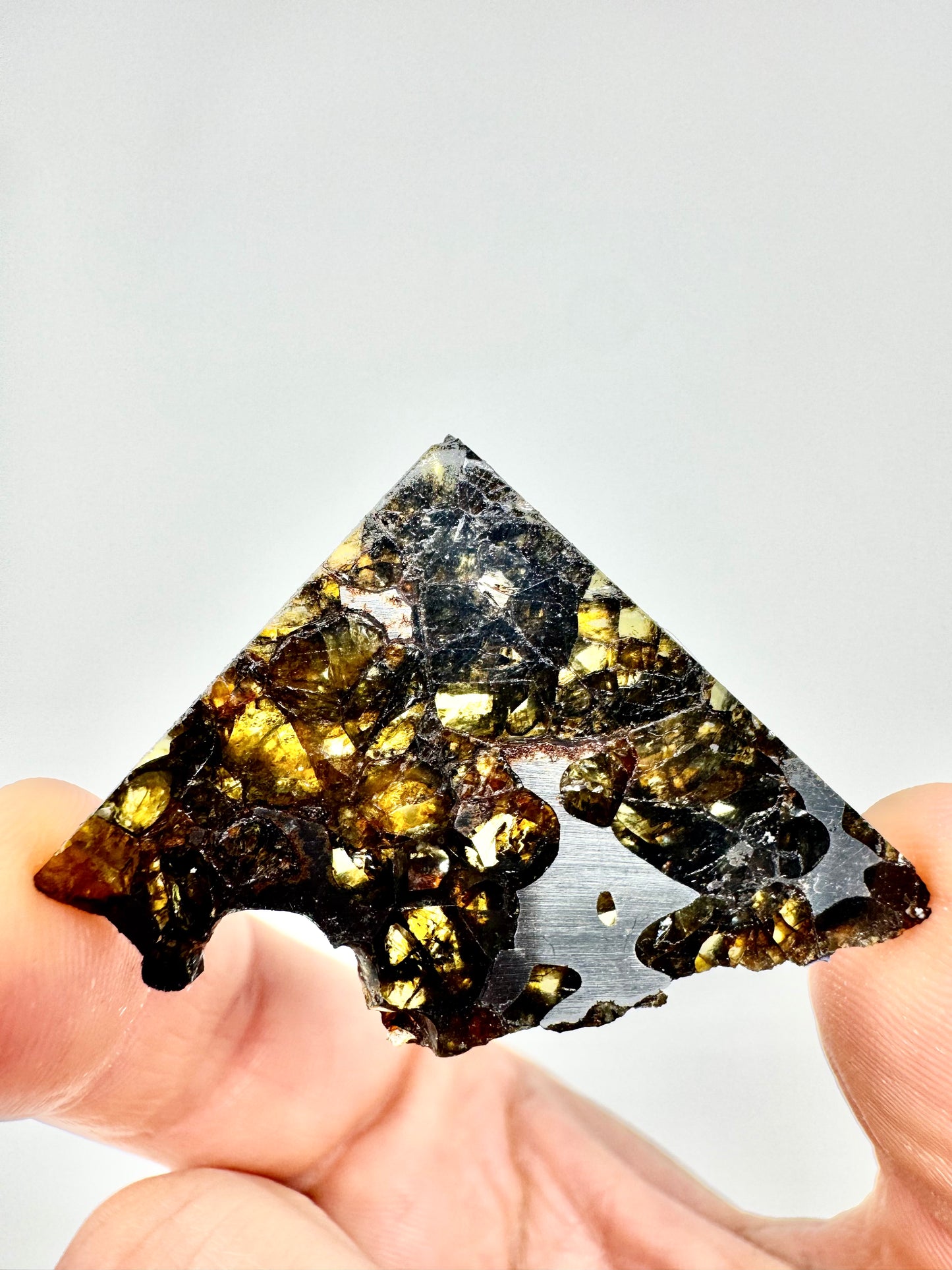 Brahin Pallasite Meteorite - 5.5 - From The Mantle/Core Of An Asteroid