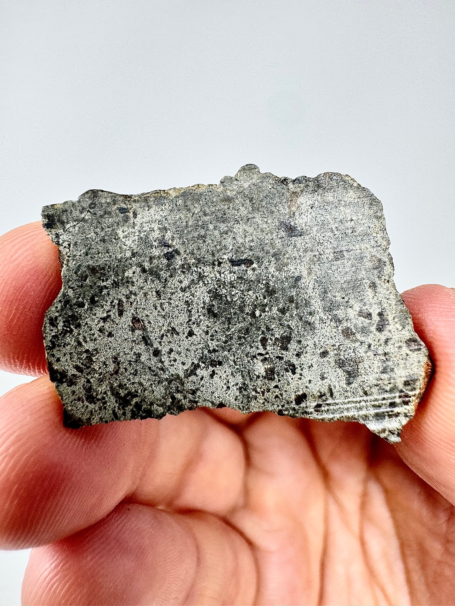 4.0g Genuine Martian Meteorite Amgala 001- Scientifically Studied Rock From Planet Mars