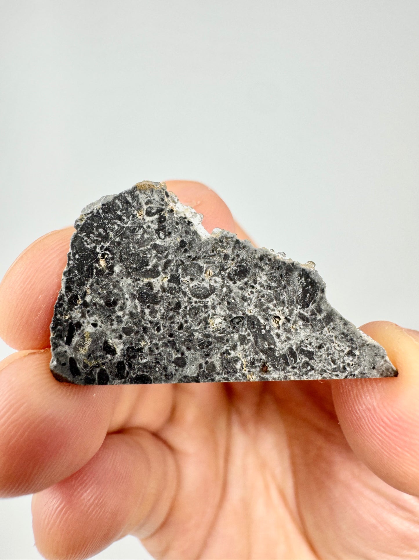 NWA 14681 Lunar Troctolitic Anorthosite - Rare Lunar Meteorite From the Lunar Highlands - 5.7g