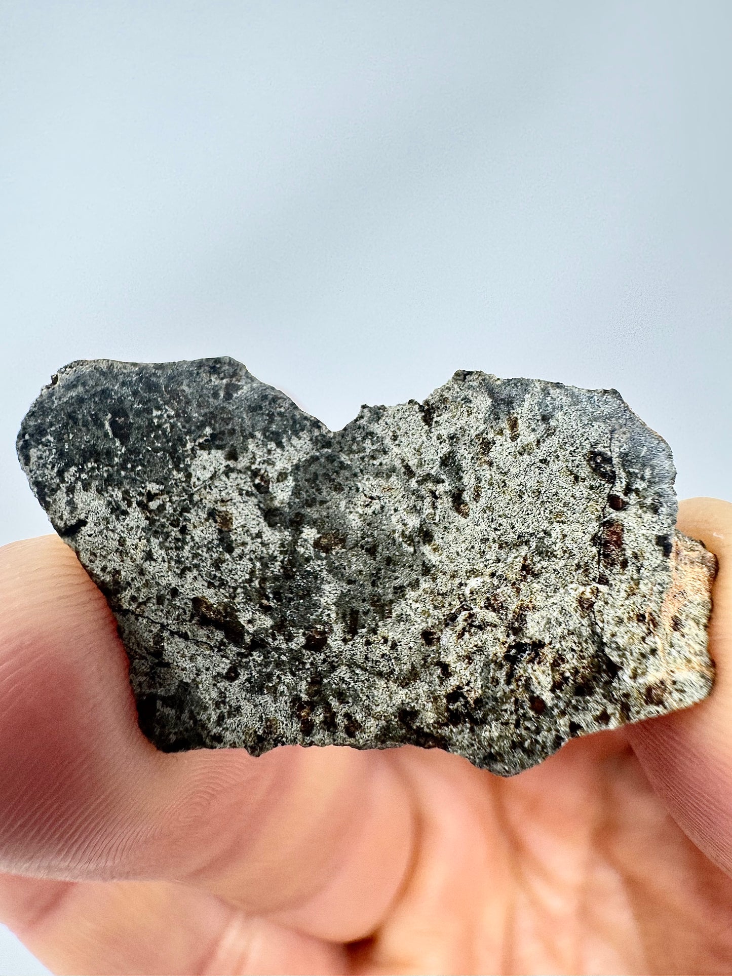 4.4g Genuine Martian Meteorite Amgala 001 with Shock Vein! Scientifically Studied Rock From Planet Mars