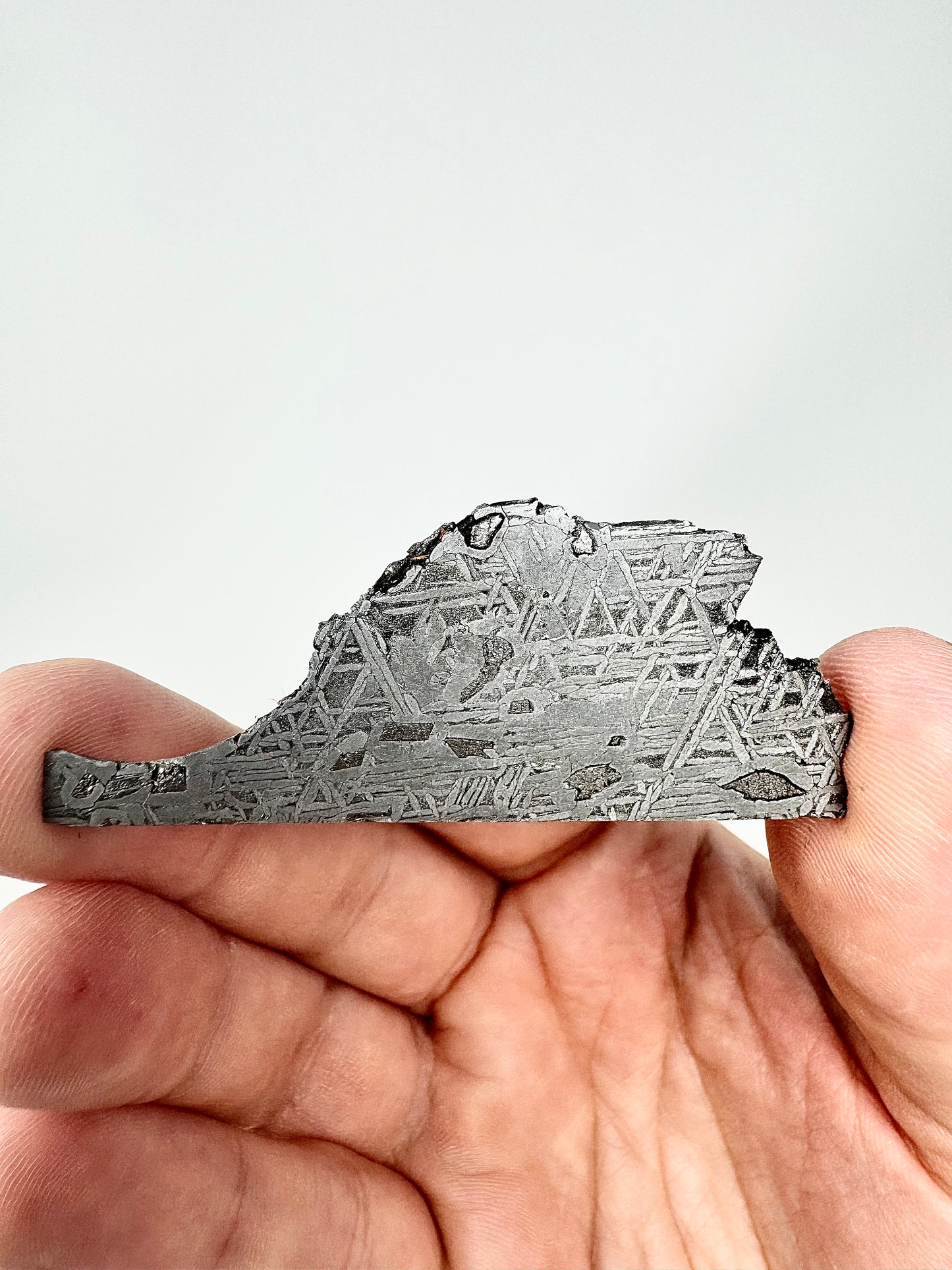 13.8g Aletai Meteorite - Beautiful Pattern - From The Core Of An Asteroid!