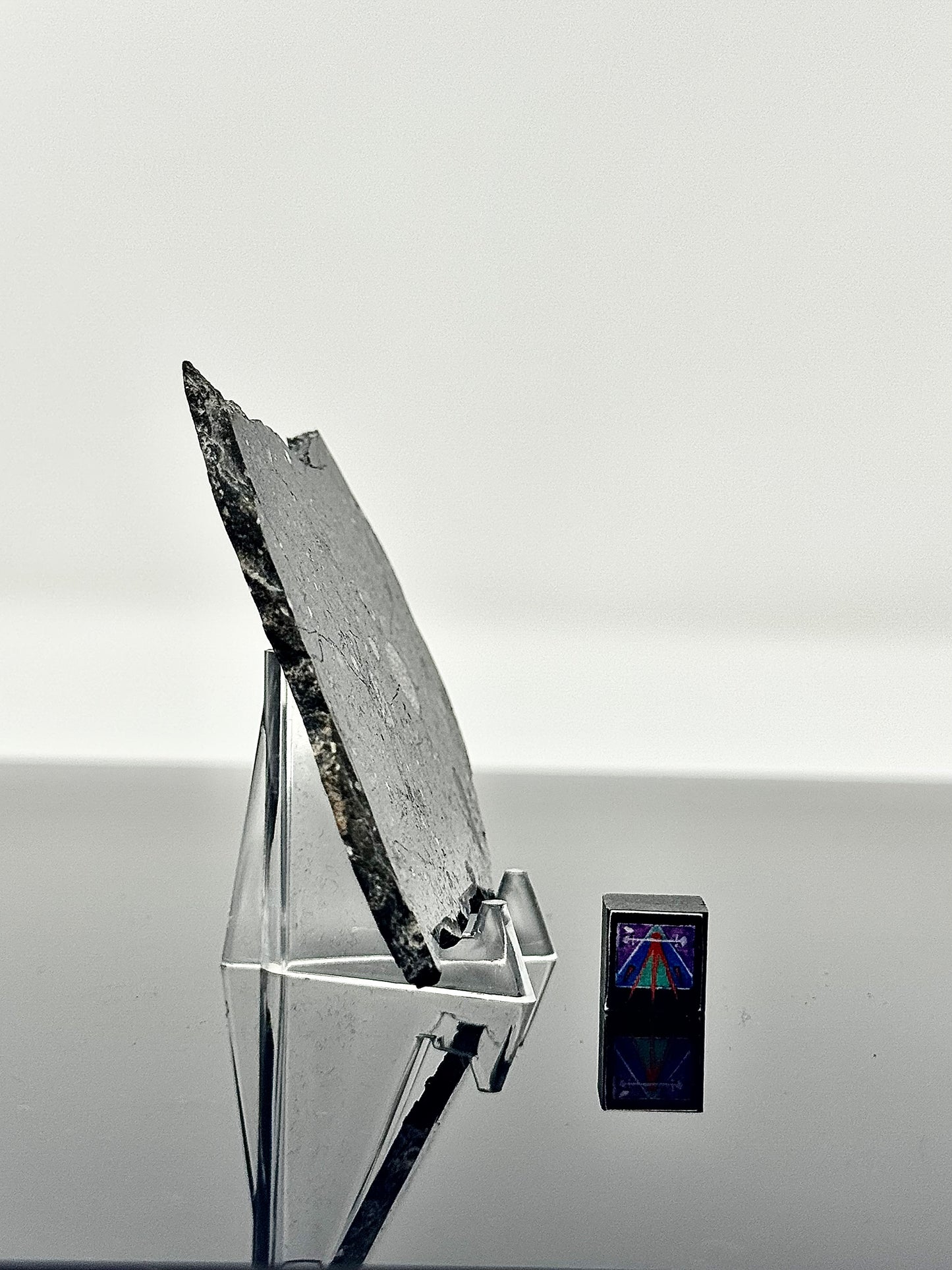 Stunning NWA 17679 Lunar Breccia - FULL SLICE - 23.3g - A Genuine Piece Of Our Moon!