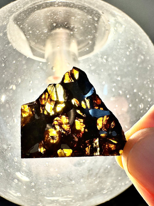 Brahin Pallasite Meteorite - 4.5g - From The Mantle/Core Of An Asteroid