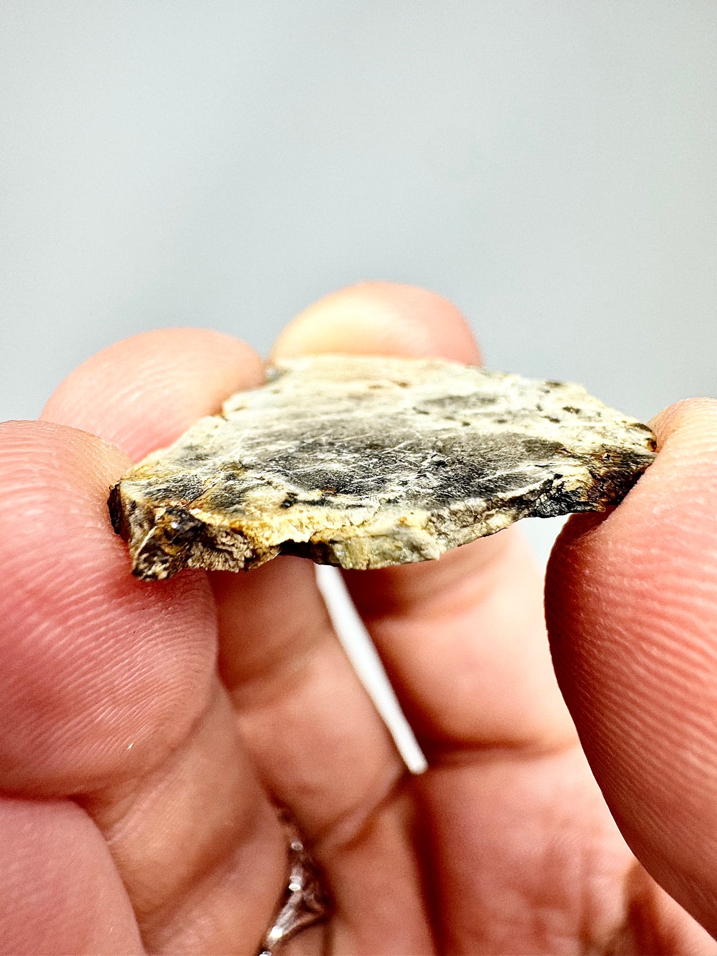 Beautiful Marble-Like Djoua 001 Enstatite Achondrite Meteorite - 2.1g
