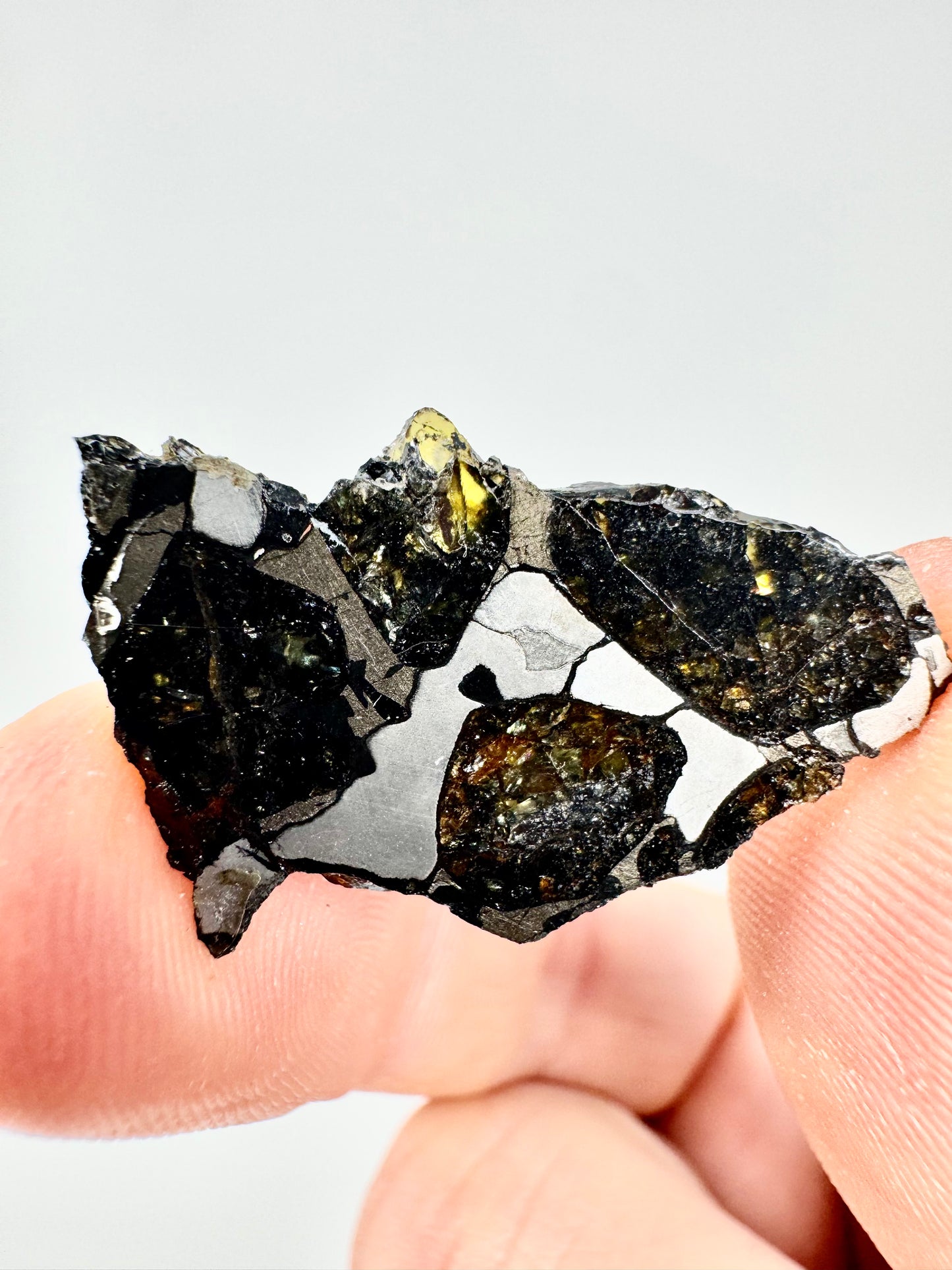 Brahin Pallasite Meteorite - 3.1g - From The Mantle/Core Of An Asteroid