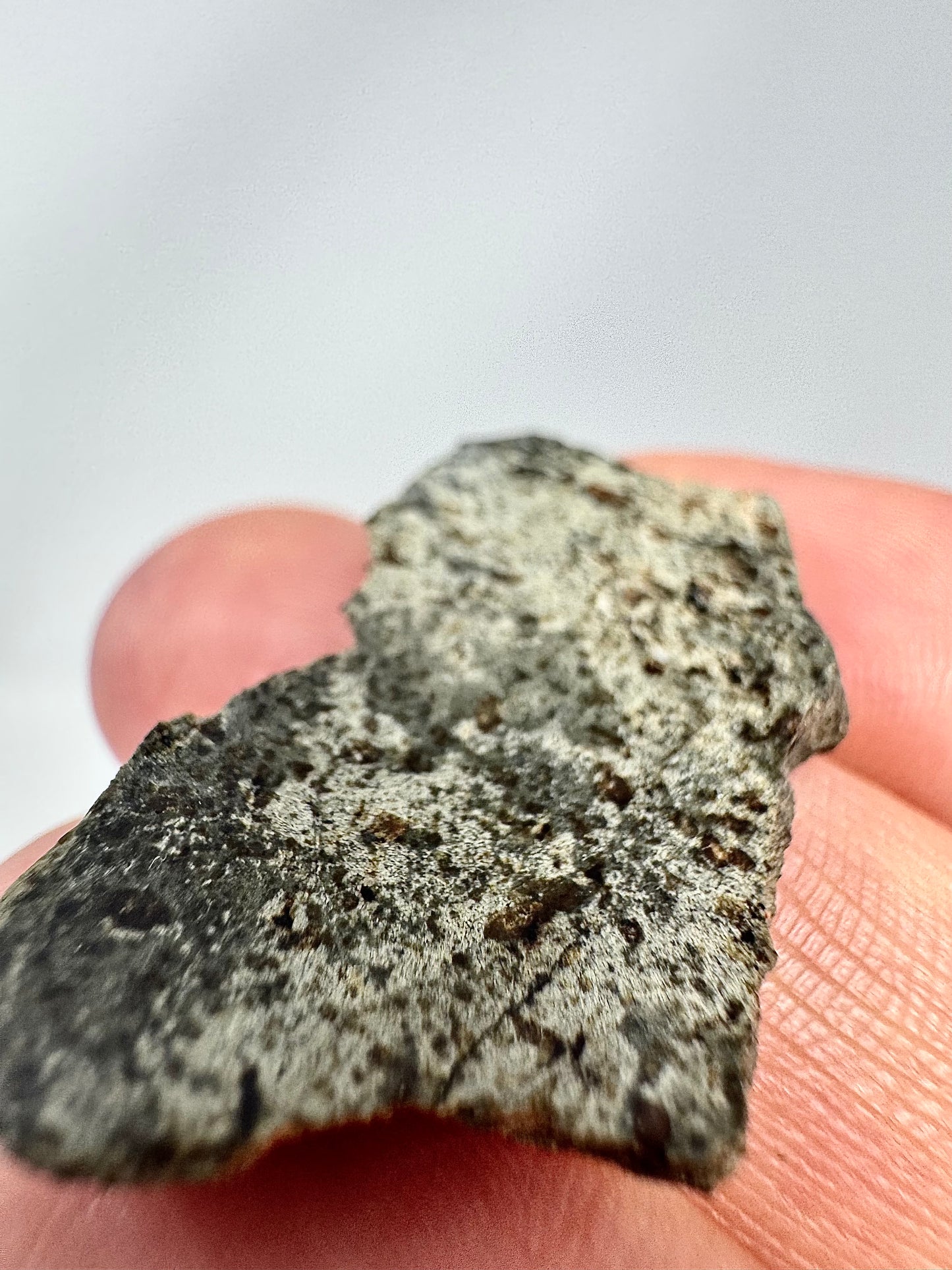 4.4g Genuine Martian Meteorite Amgala 001 with Shock Vein! Scientifically Studied Rock From Planet Mars