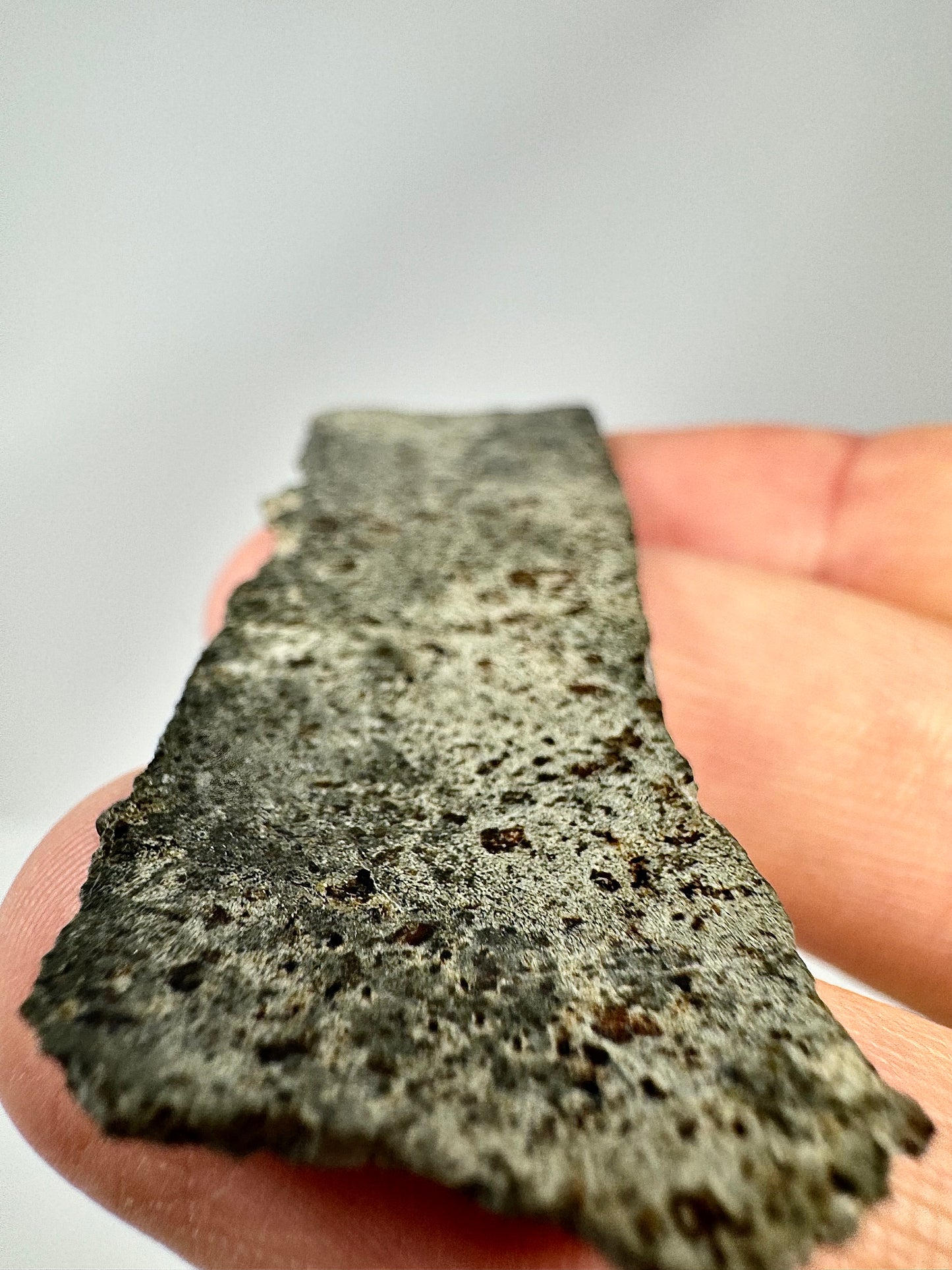 7.4g Genuine Martian Meteorite Amgala 001 with Shock Vein! Scientifically Studied Rock From Planet Mars