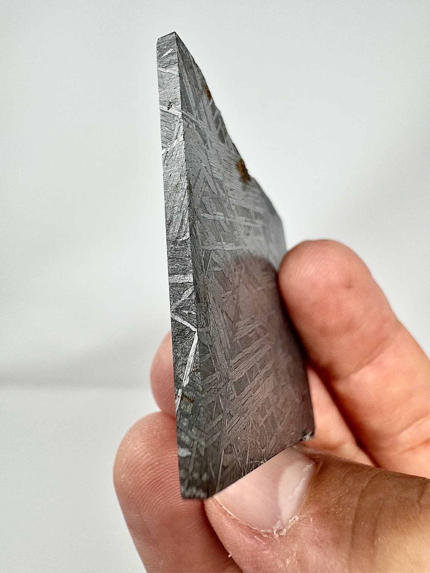 Muonionalusta Iron Meteorite - 38.5g - Part Slice - From The Core Of An Asteroid!