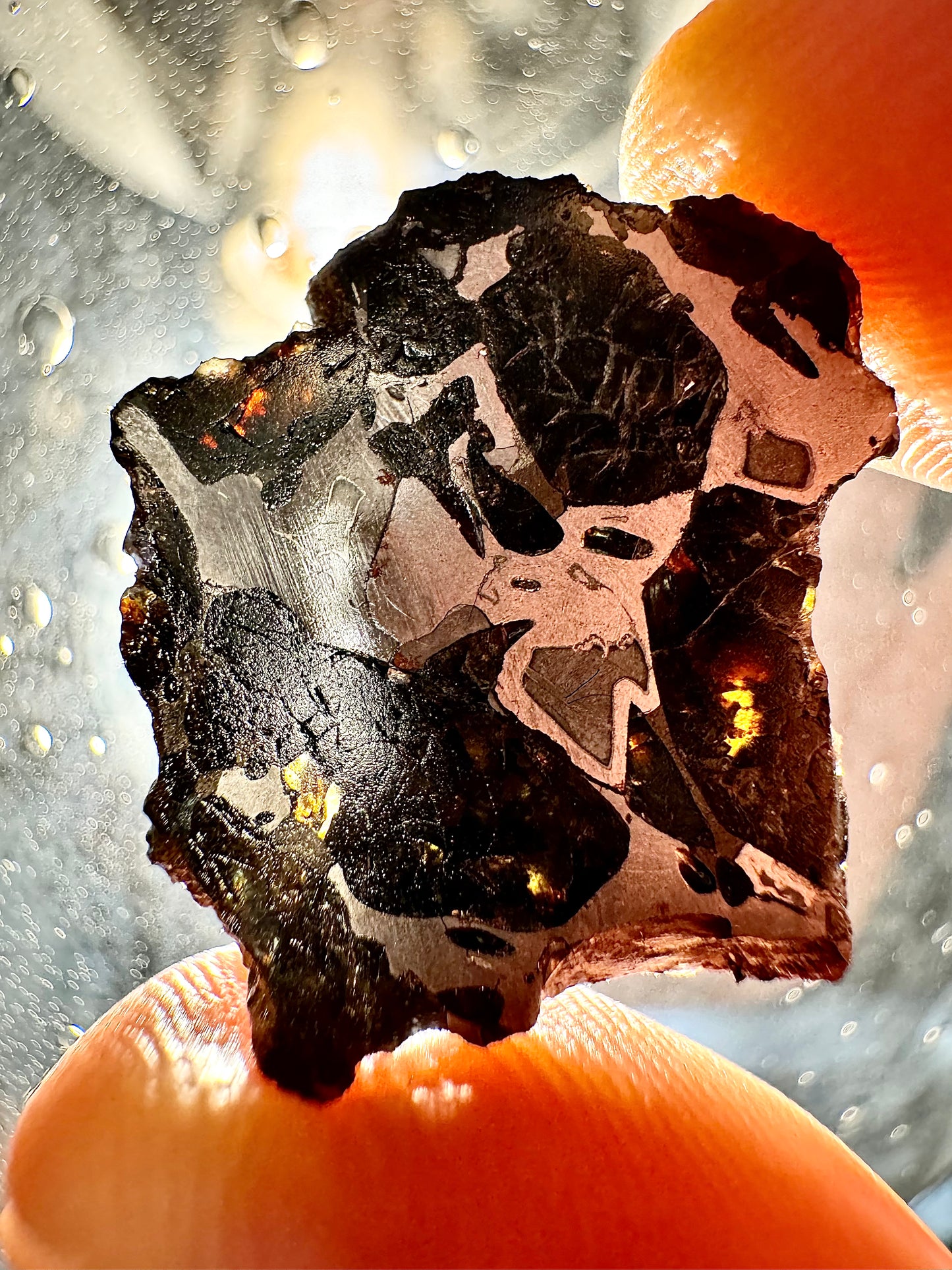 Brahin Pallasite Meteorite - 3.0g - From The Mantle/Core Of An Asteroid - Translucent