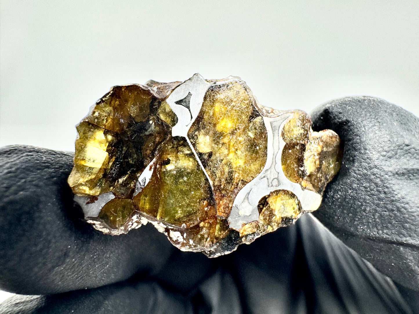 Beautifully Translucent Seymchan Pallasite Meteorite - 4.9g - From An Asteroid